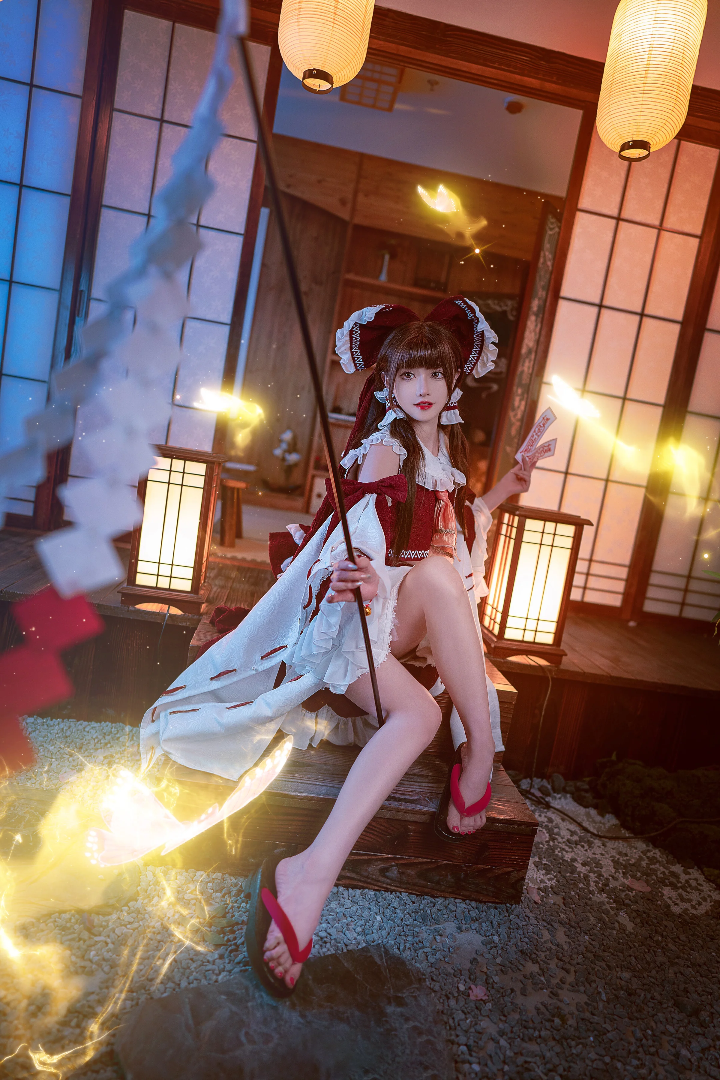 musedash &东方project，玛莉嘉&博丽灵梦COS写真