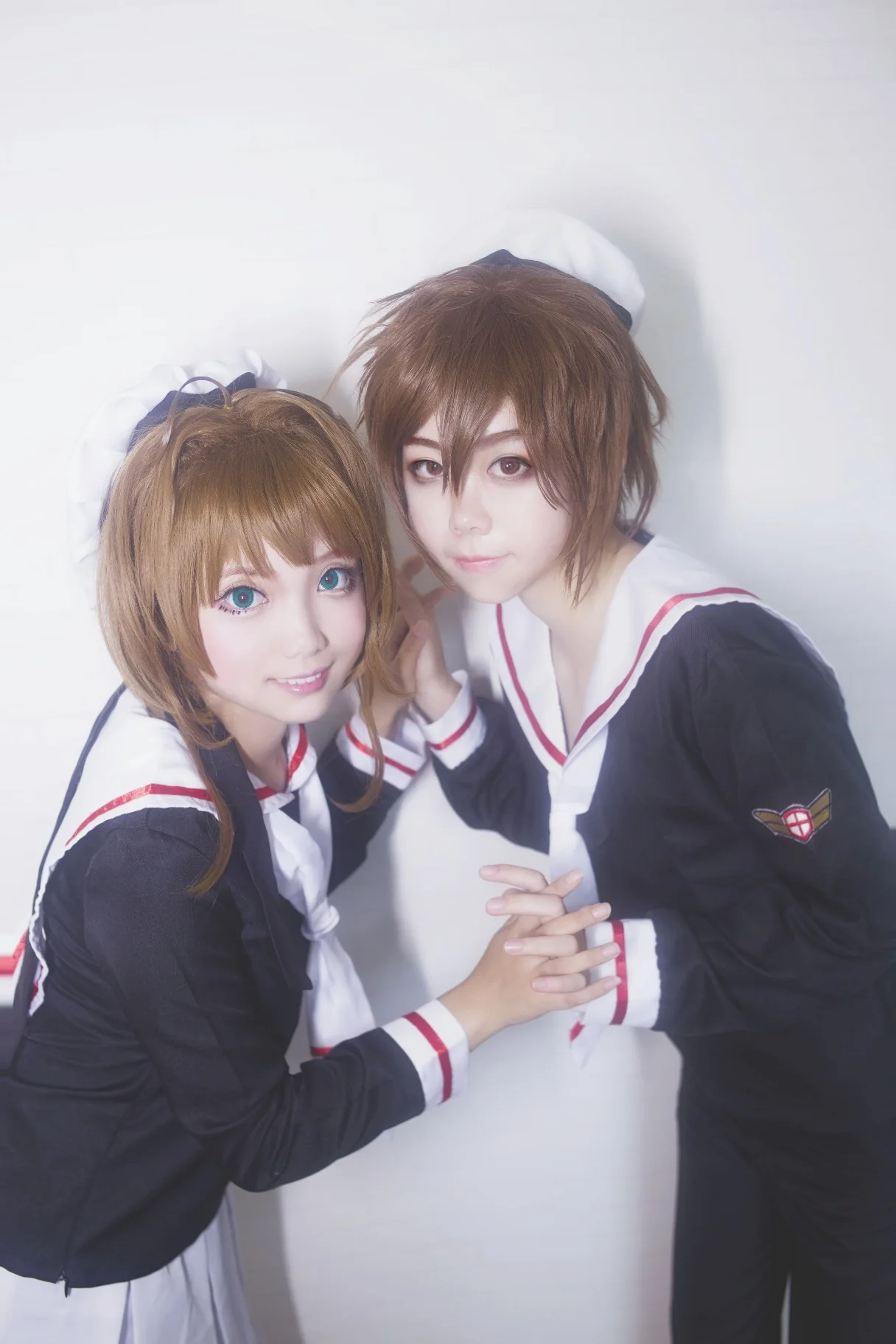 魔卡少女樱 小樱&小狼COS写真