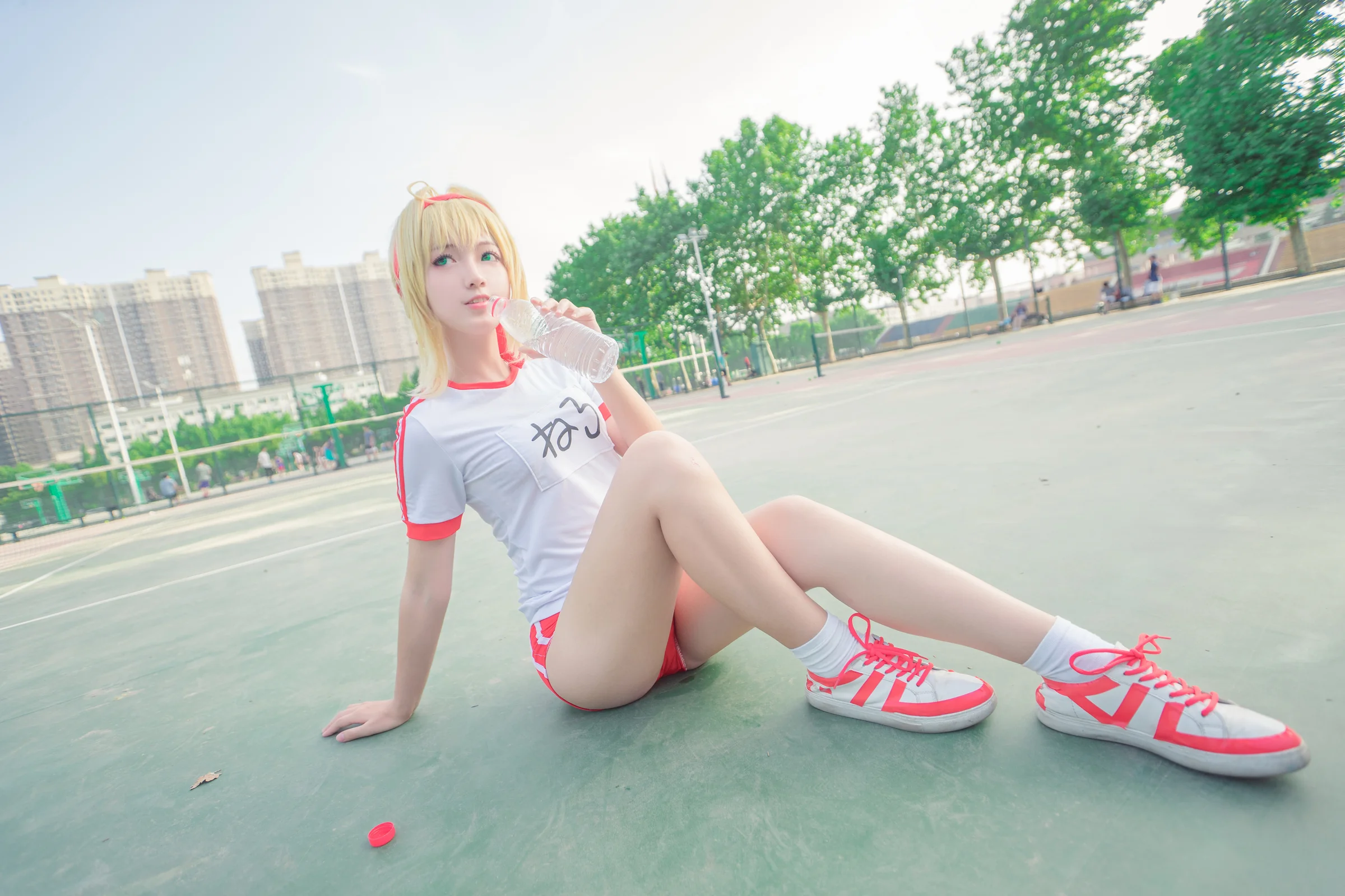 fgo 尼禄体操服COS写真