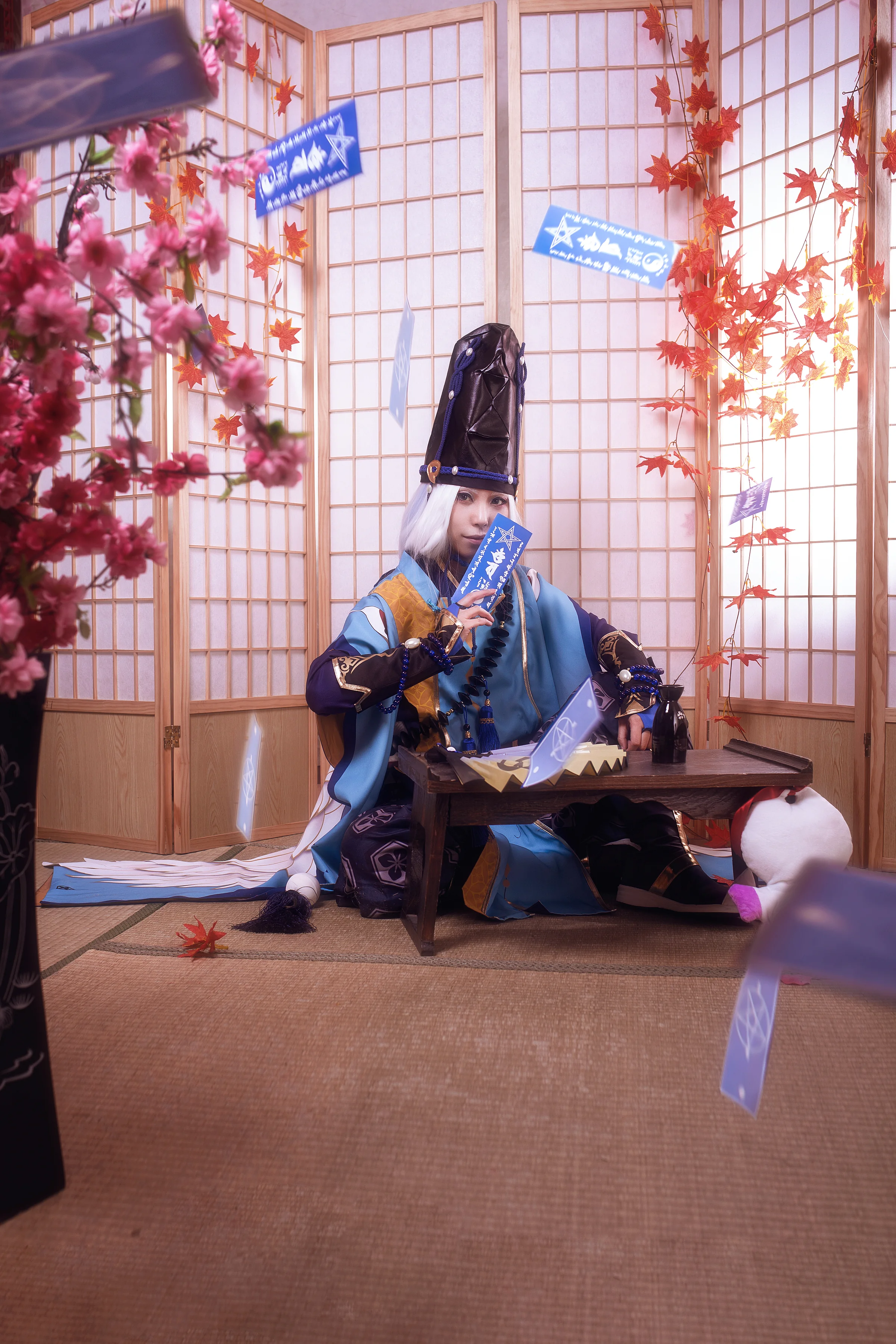 阴阳师手游鬼女红叶＆安倍晴明COS写真