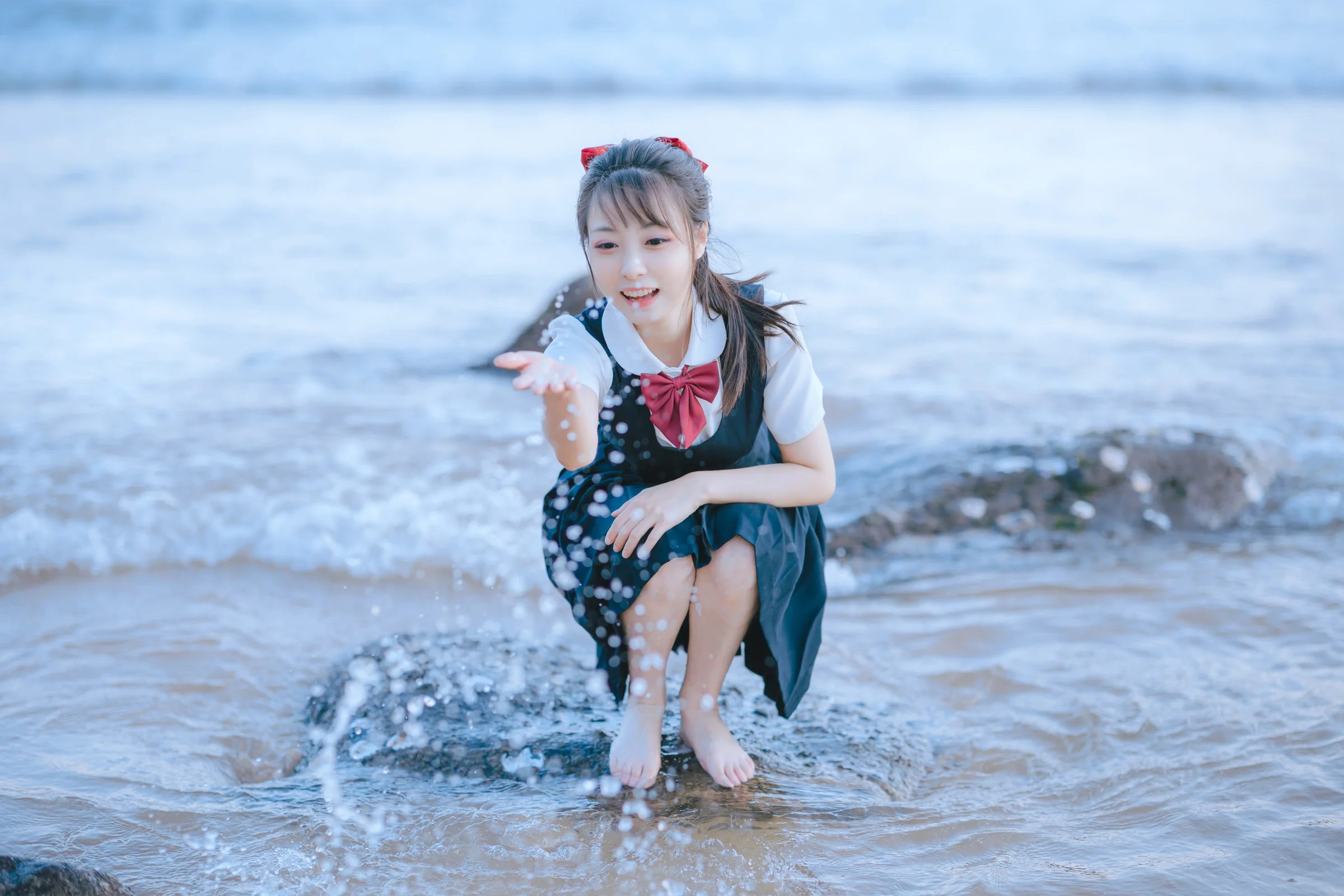 JK私影，海边玩耍的一天｜高清图片集