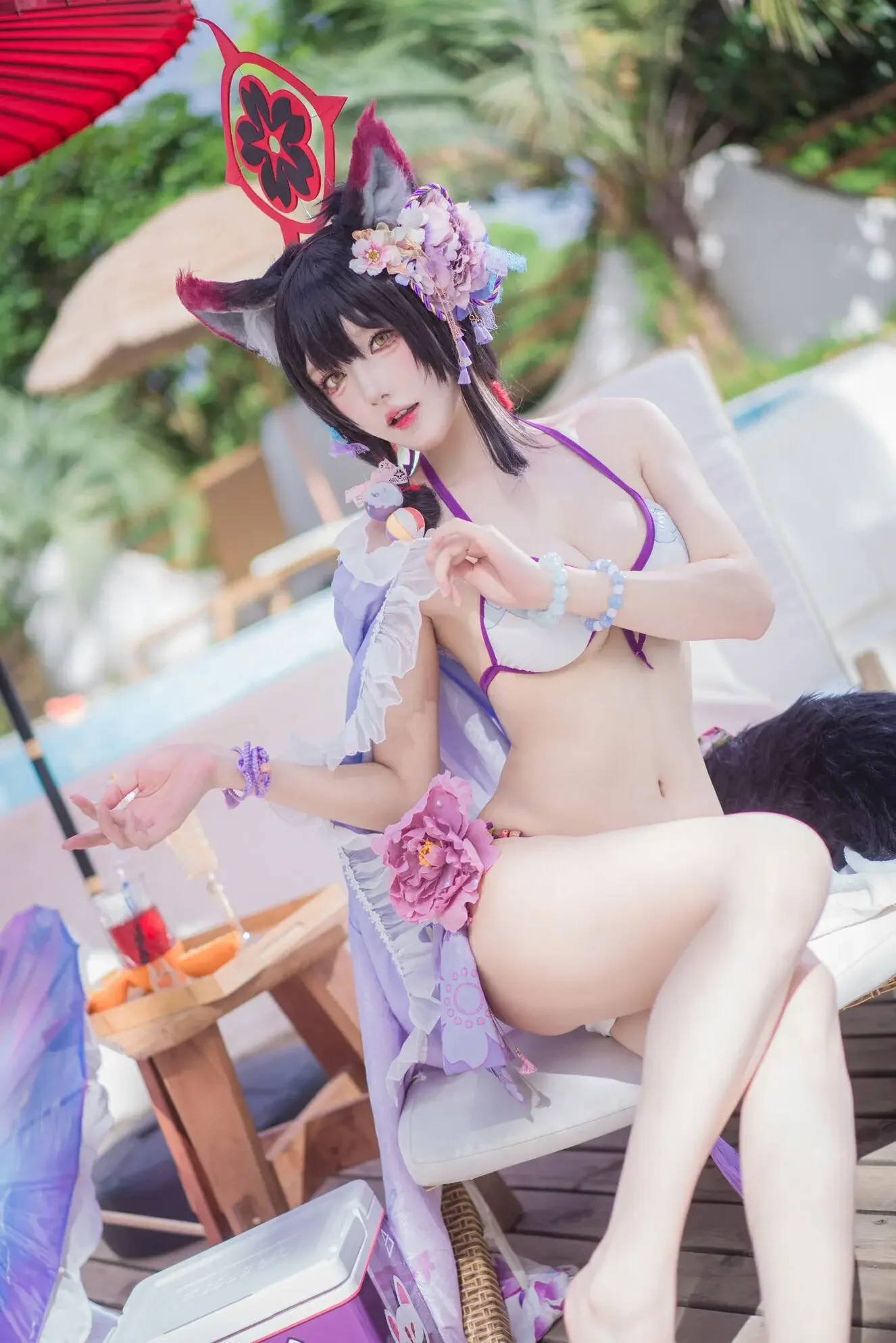 阿包也是兔娘 – 若藻水着｜高清图片集