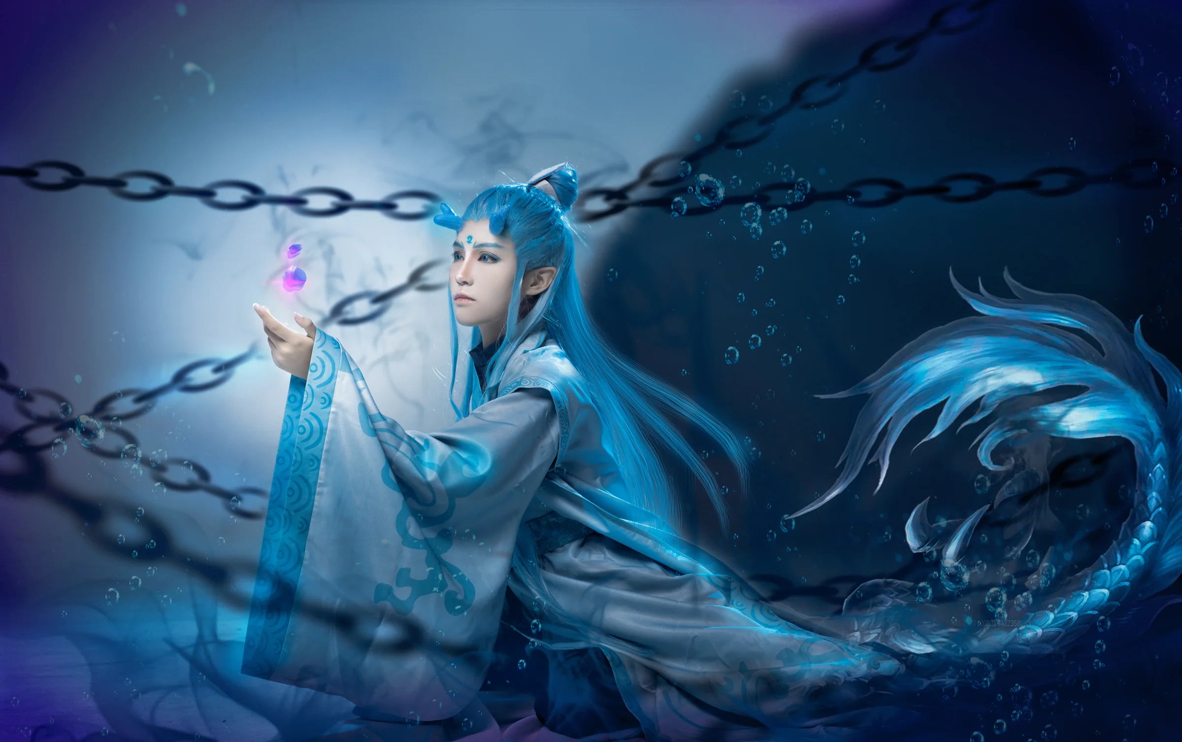 哪吒之魔童降世敖丙COS写真