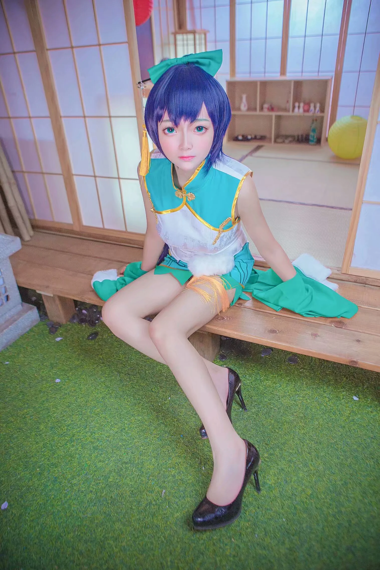 阴阳师―莹草旗袍COS写真