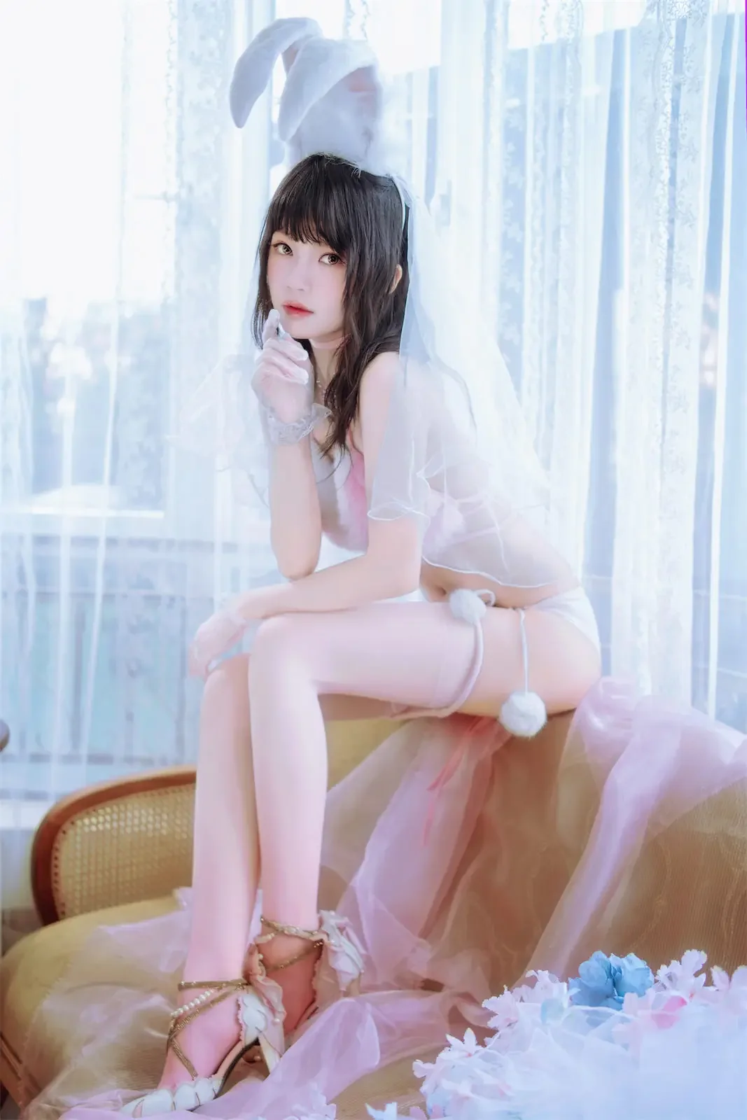 桜桃喵 – 花嫁兔｜高清图片集