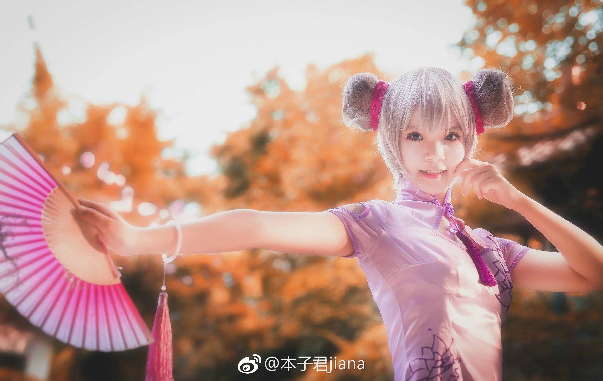 《王者荣耀》小乔旗袍COS写真