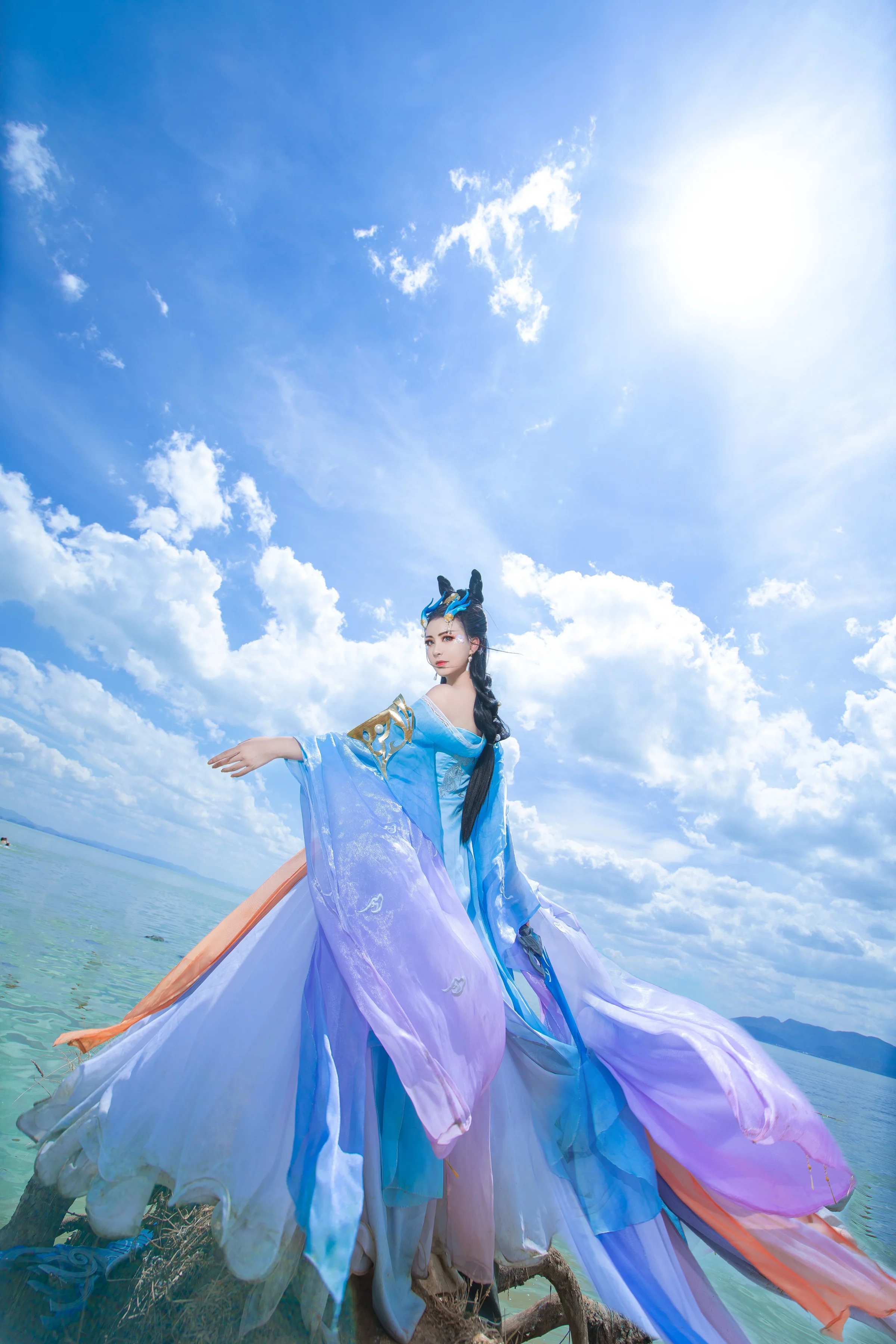【COS写真正片/瑶音】天涯明月刀·画龙致雨
