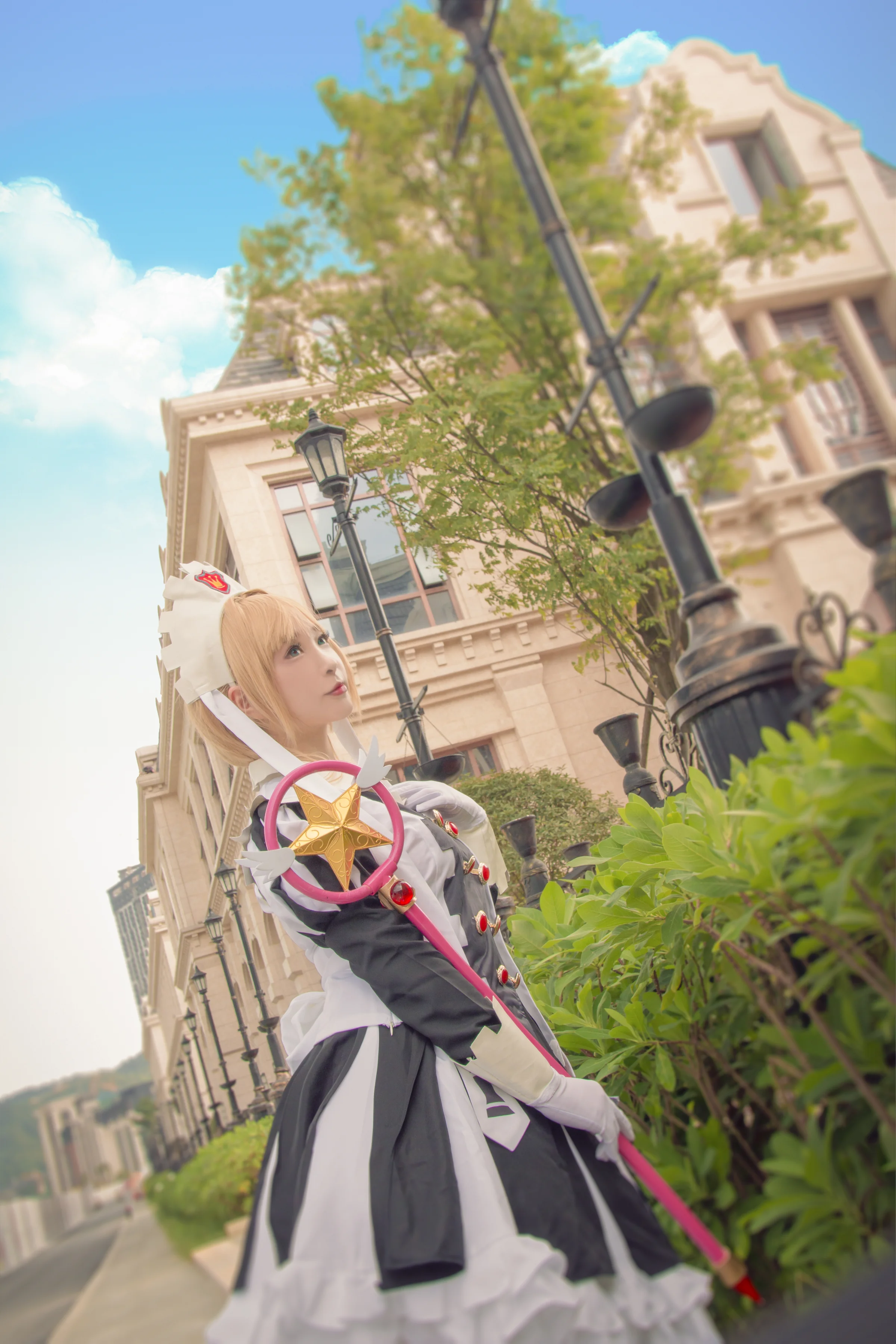 魔卡少女樱-黑白棋COS写真