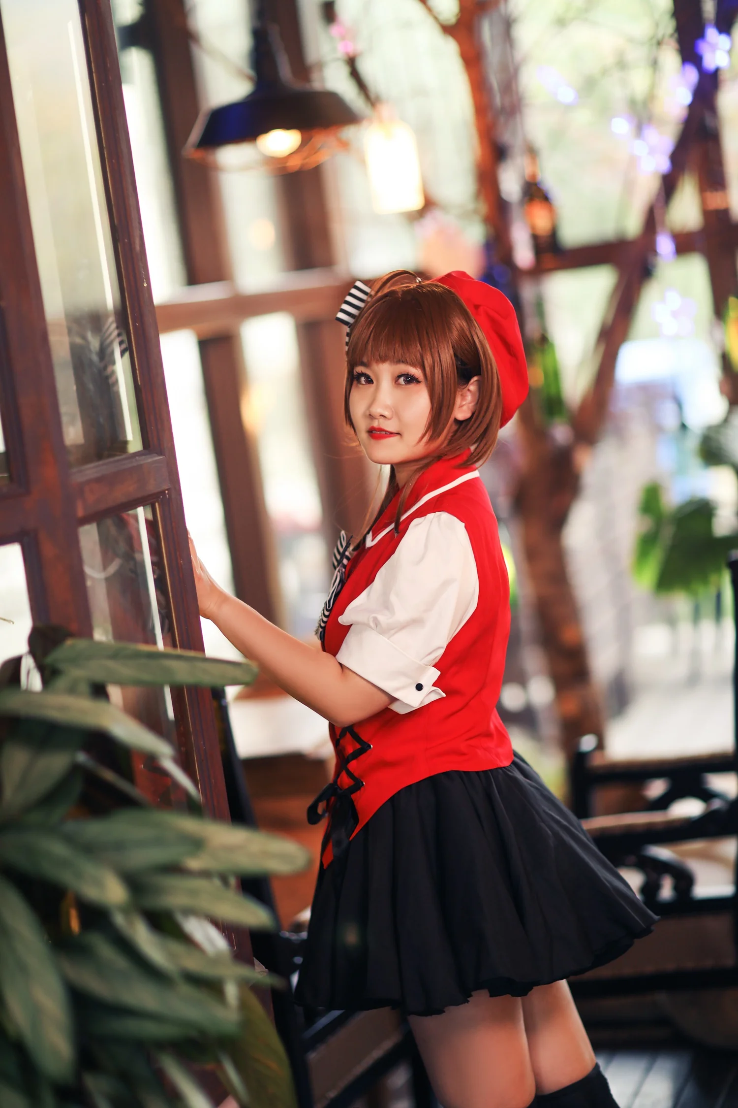 魔卡少女樱 红黑clamp插画樱COS写真
