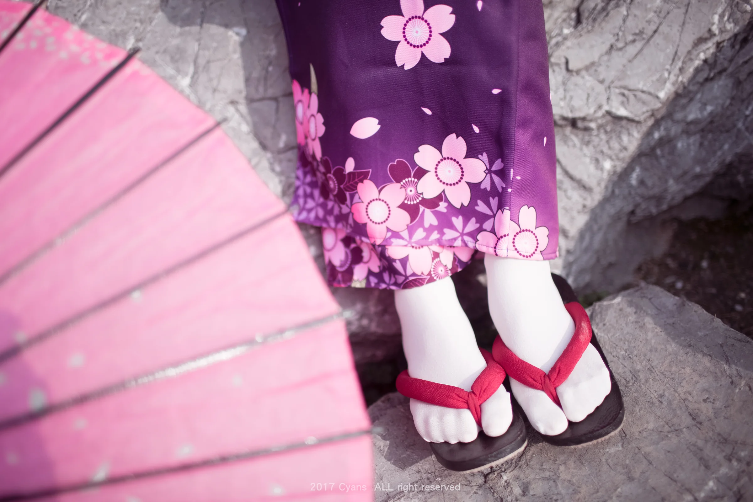 舰娘时雨和服COS写真