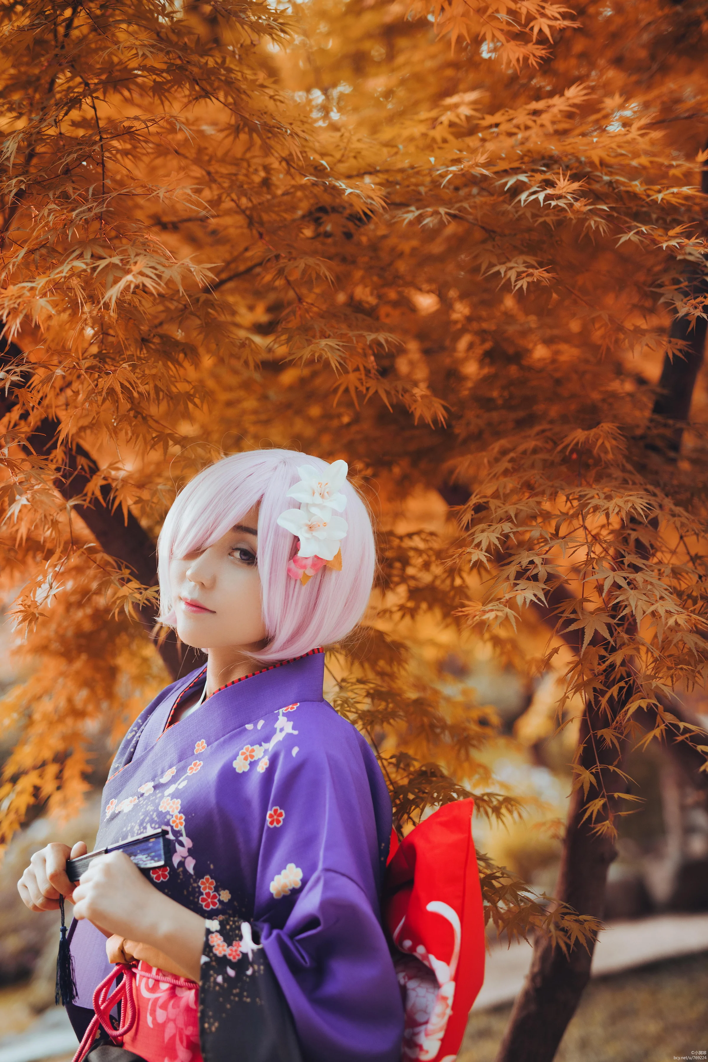 fate./grand order玛修和服COS写真
