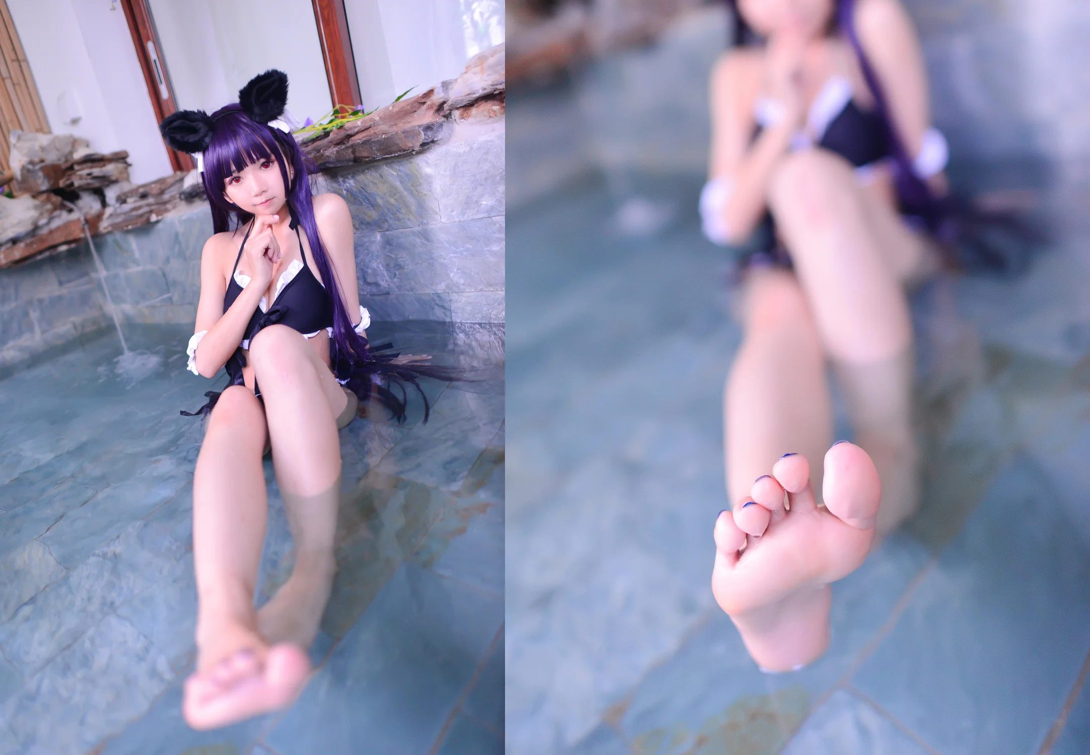 五更琉璃泳装COS写真