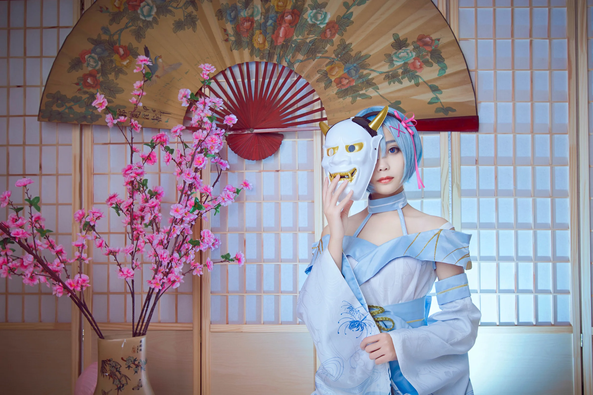 从零开始的异世界生活 蕾姆祭典和服COS写真
