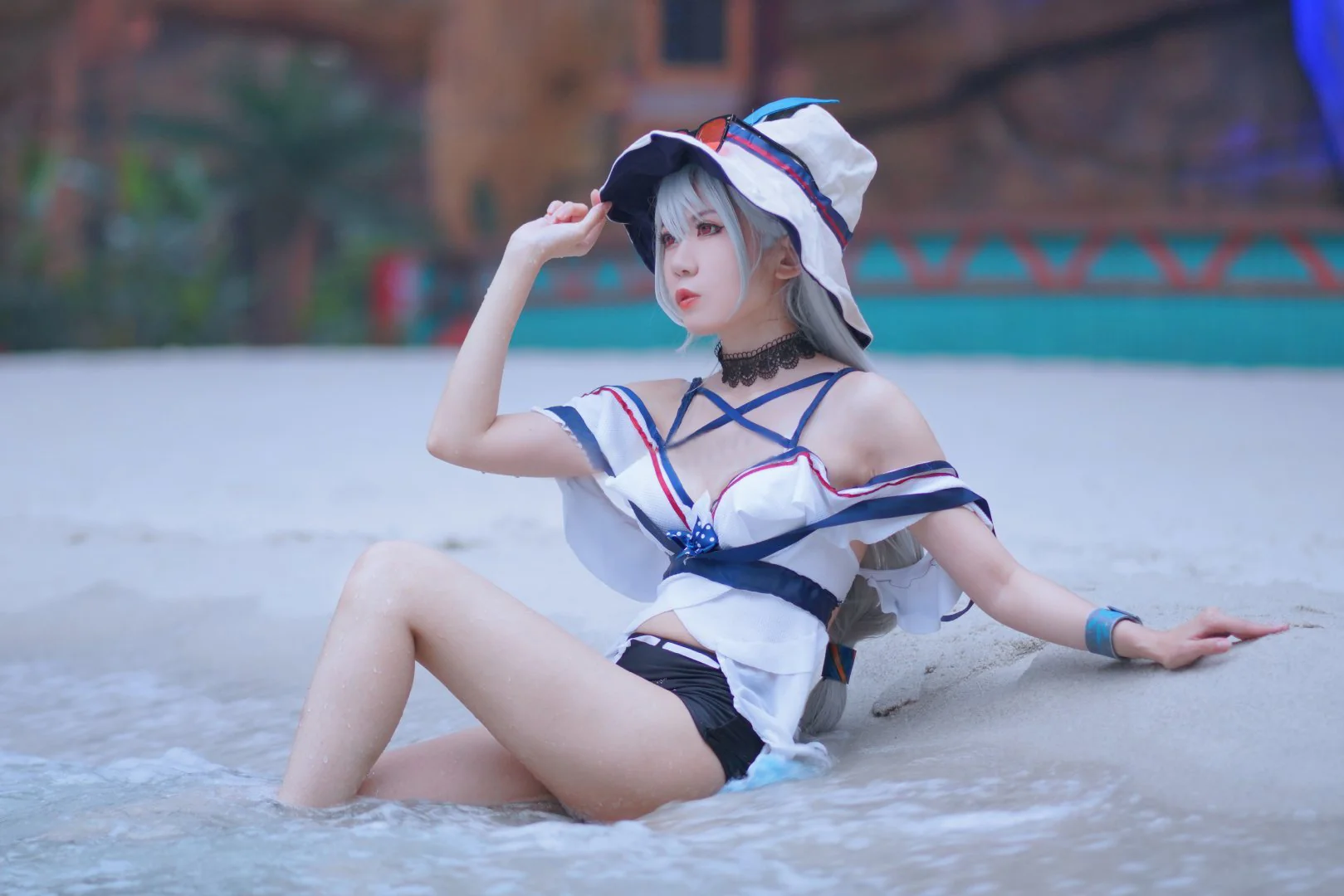 明日方舟 斯卡蒂COS写真