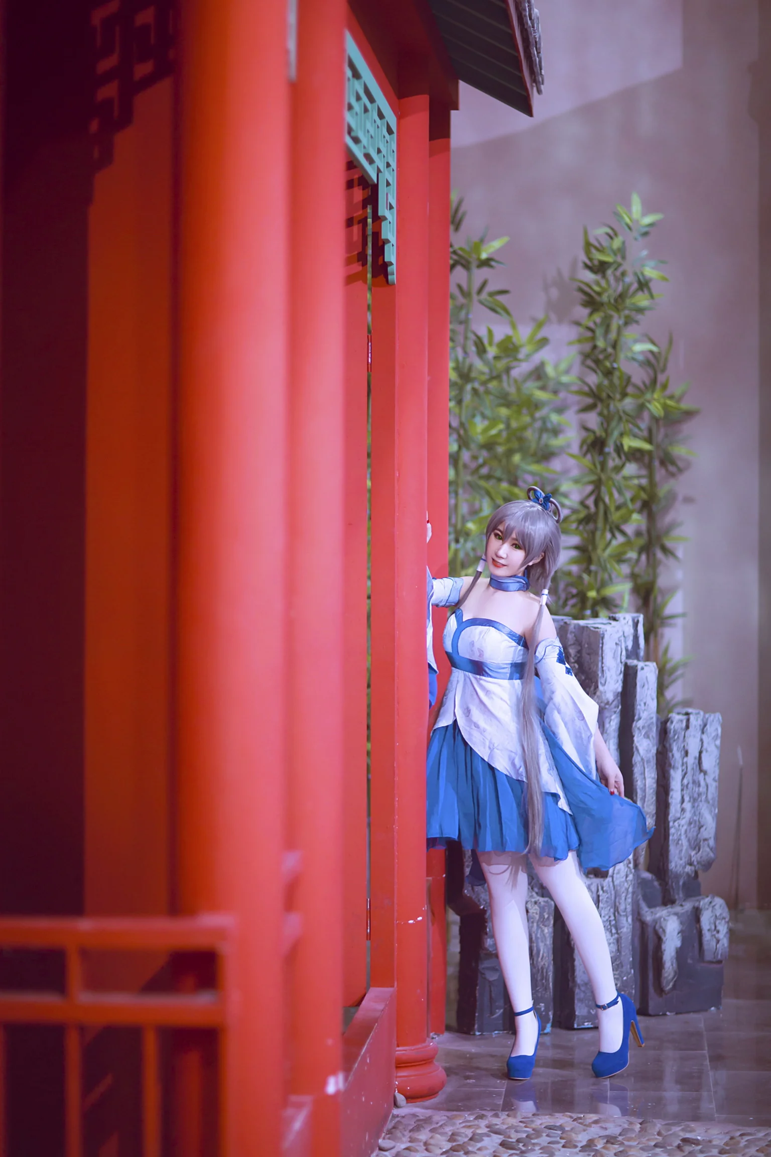 VOCALOID流鱼惊鹊洛天依COS写真