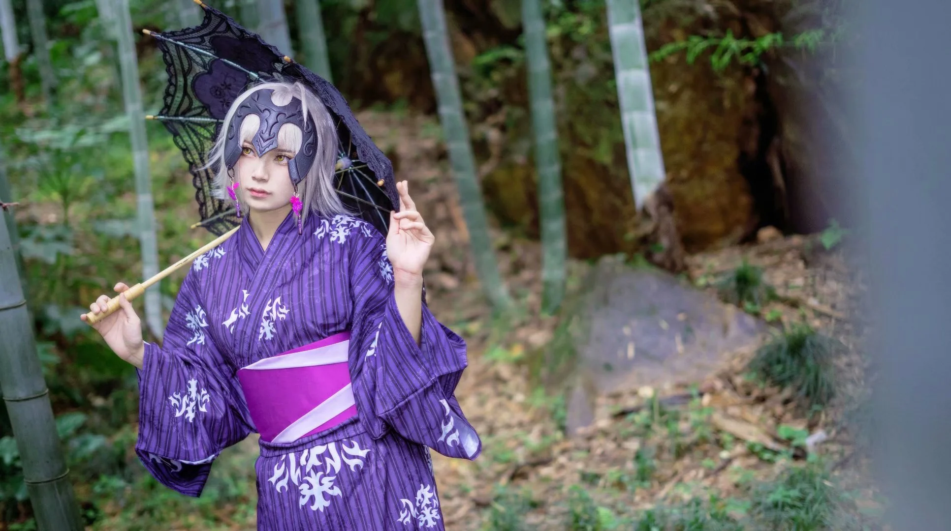 《Fate/Grand Order》夏日祭。贞德（Alter）COS写真