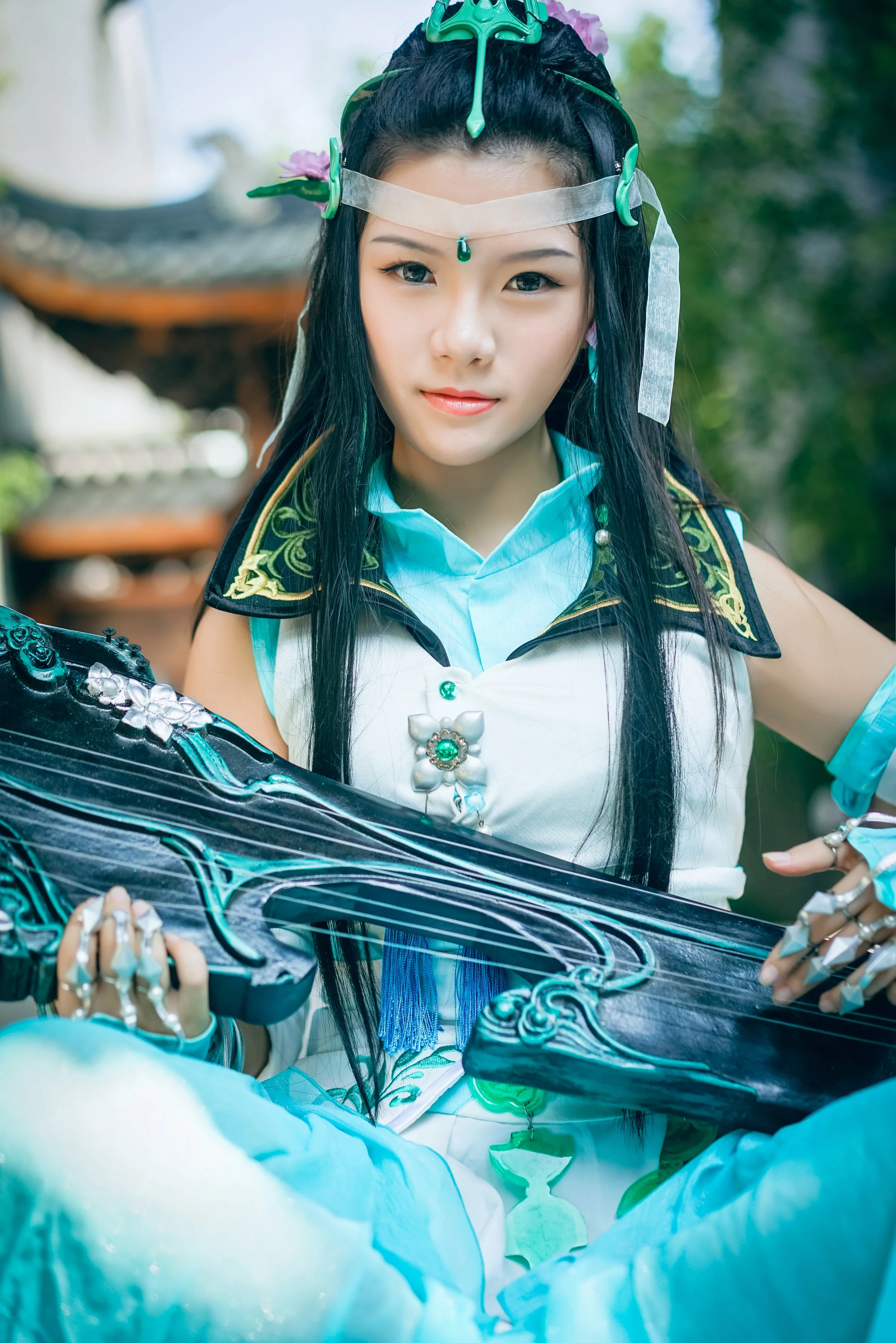 剑网三 长歌门琴娘COS写真