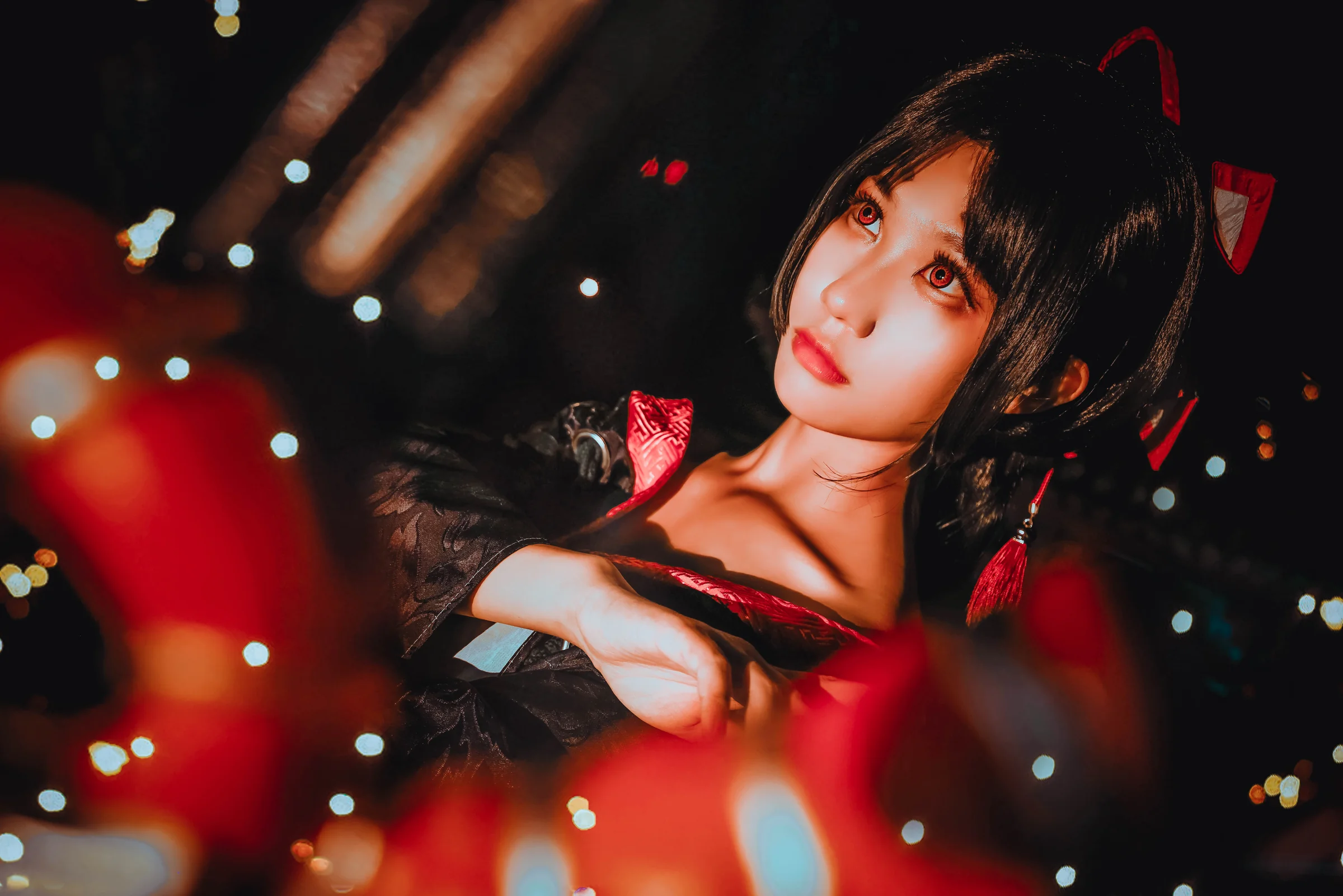 阴阳师樱雨刀舞妖刀姬COS写真