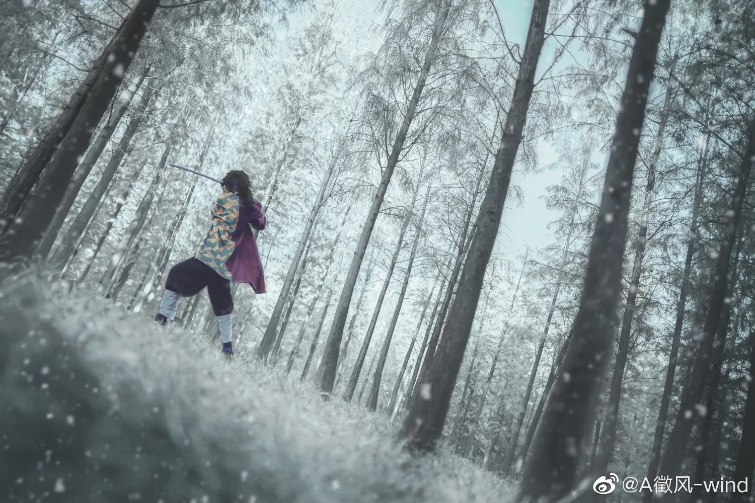 鬼灭之刃 义勇COS写真 四季系列