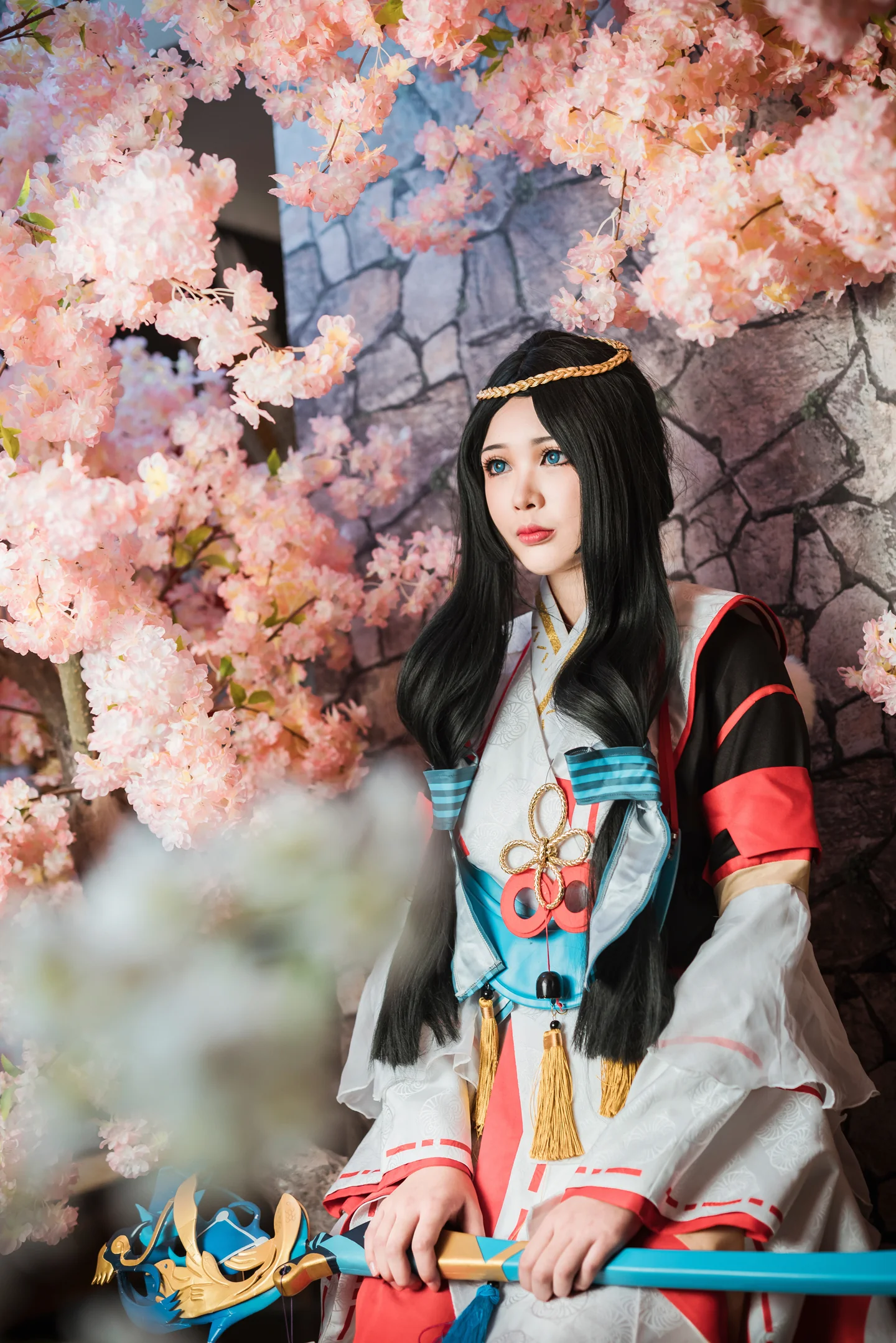阴阳师八百比丘尼COS写真