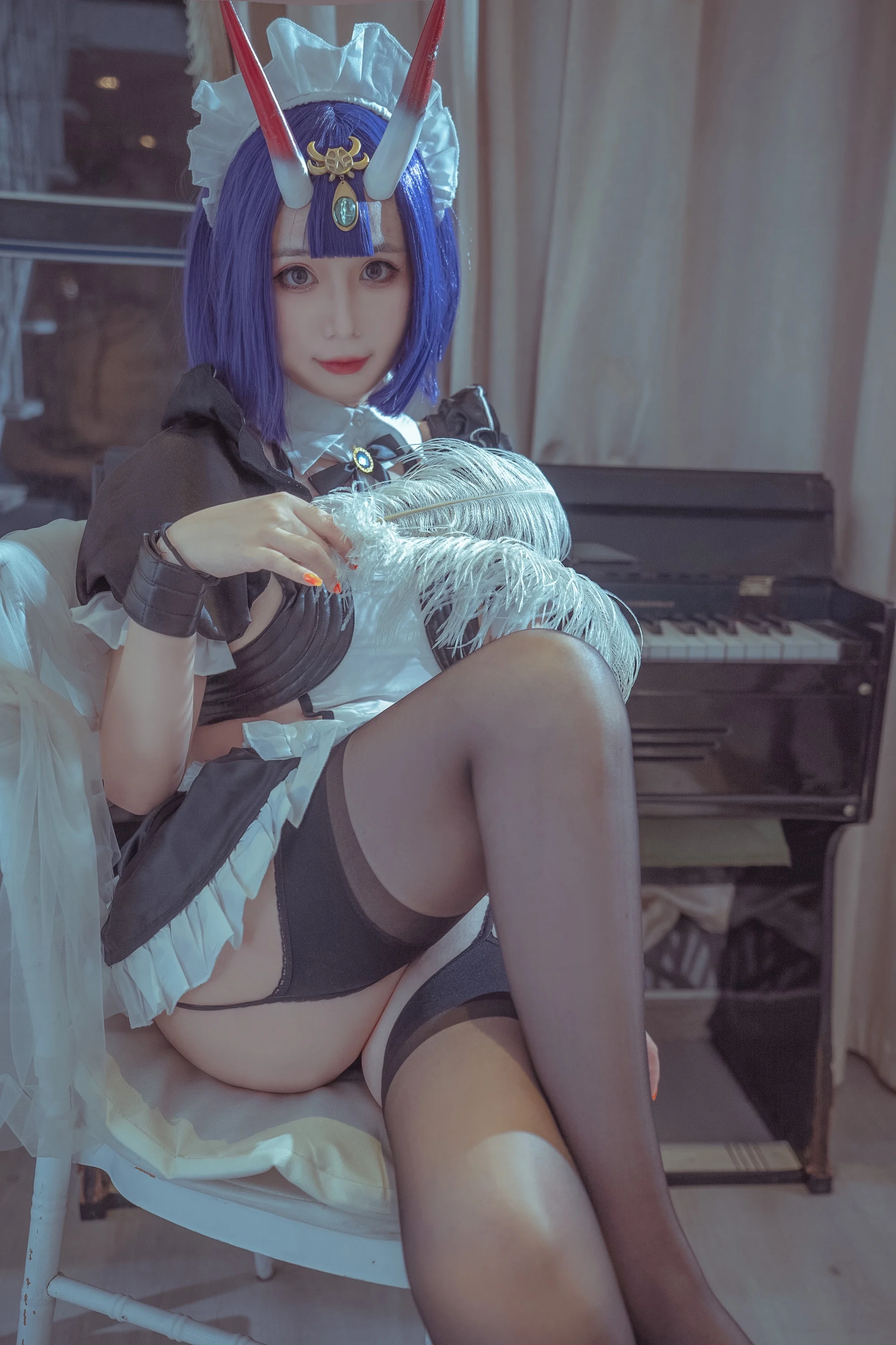 酒吞童子女仆COS写真