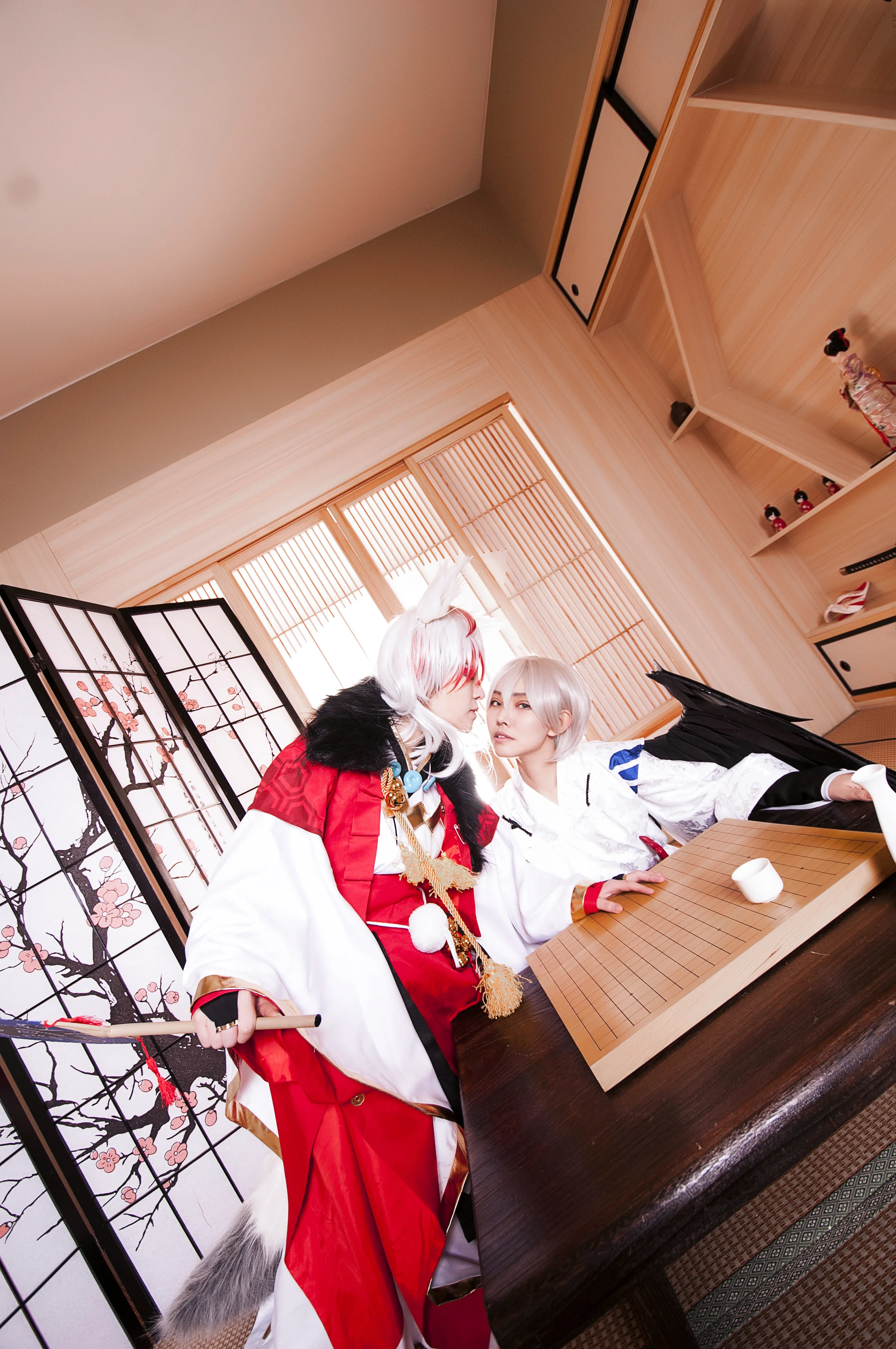 阴阳师手游妖狐x大天狗COS写真