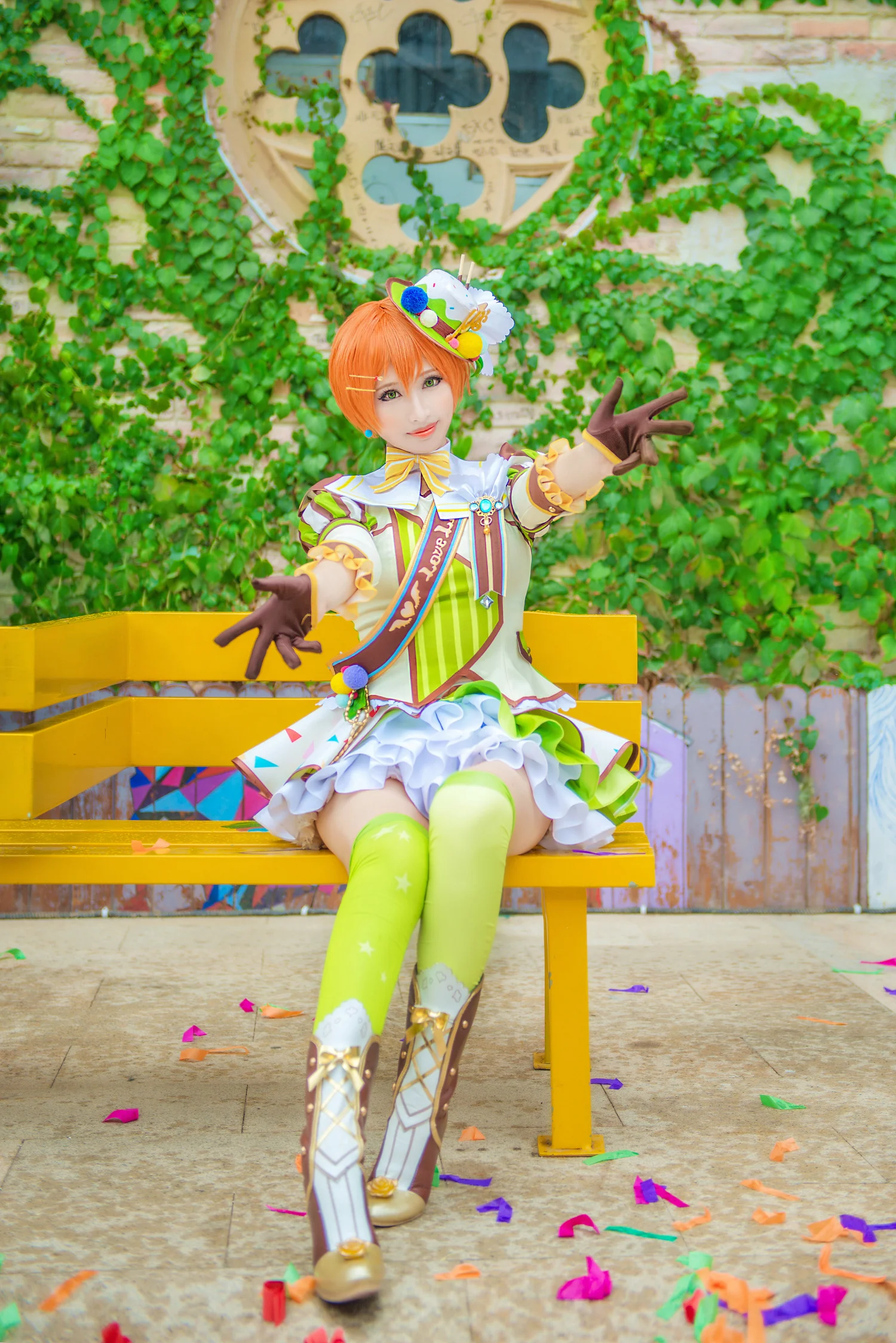 lovelive星空凛COS写真，冰淇淋觉醒