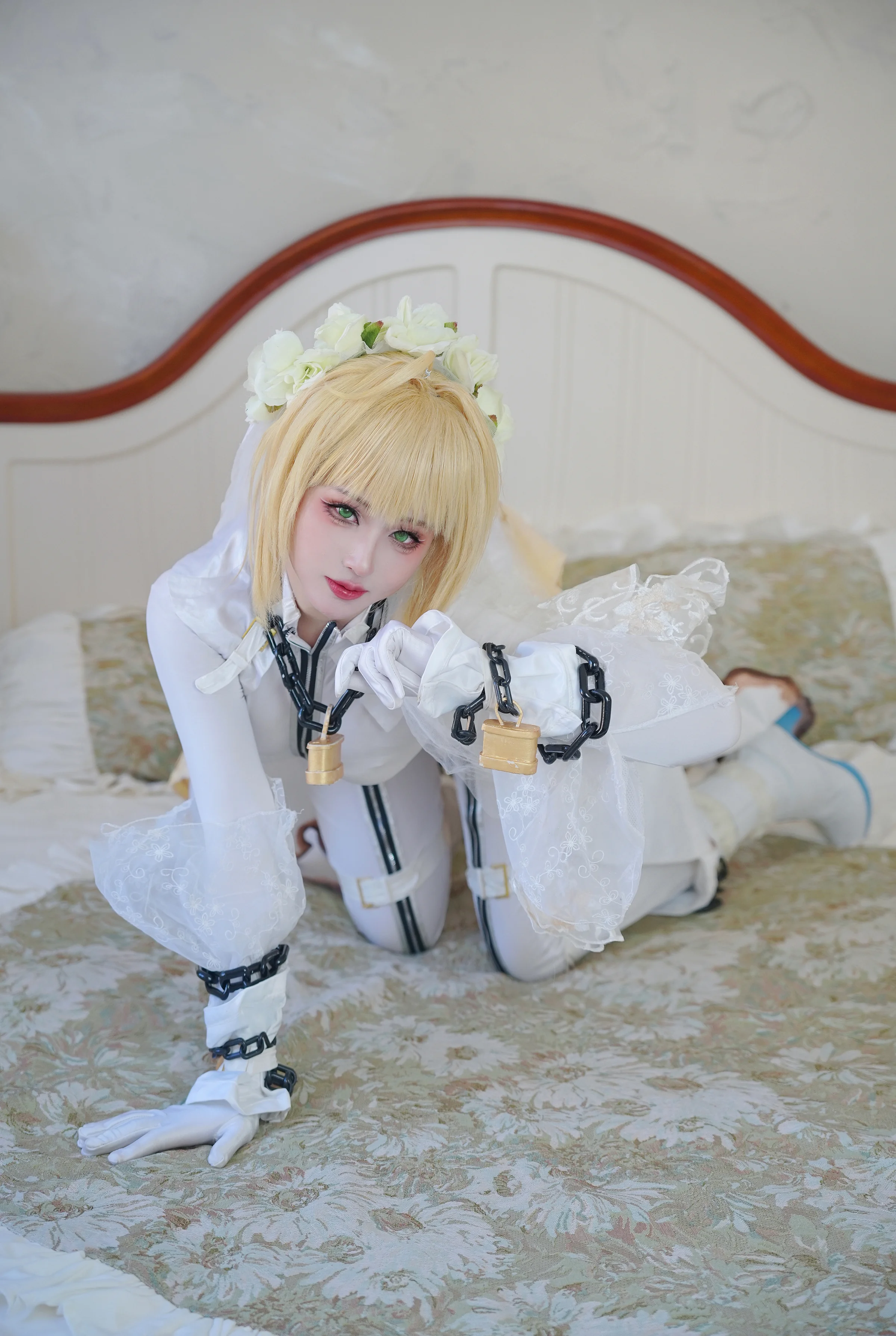 fate/grandorder 尼禄花嫁COS写真