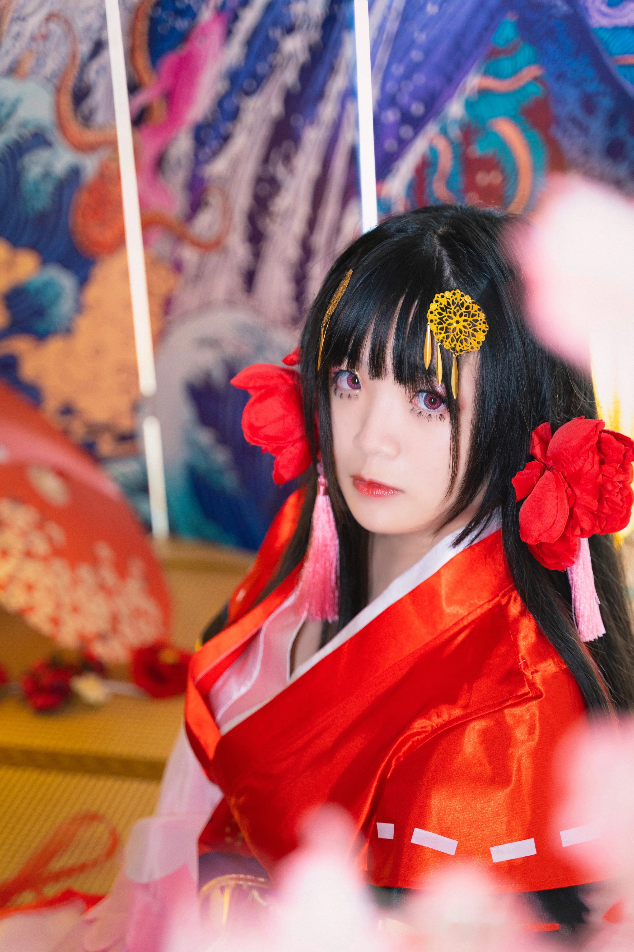 阴阳师 樱花妖桃花妖COS写真