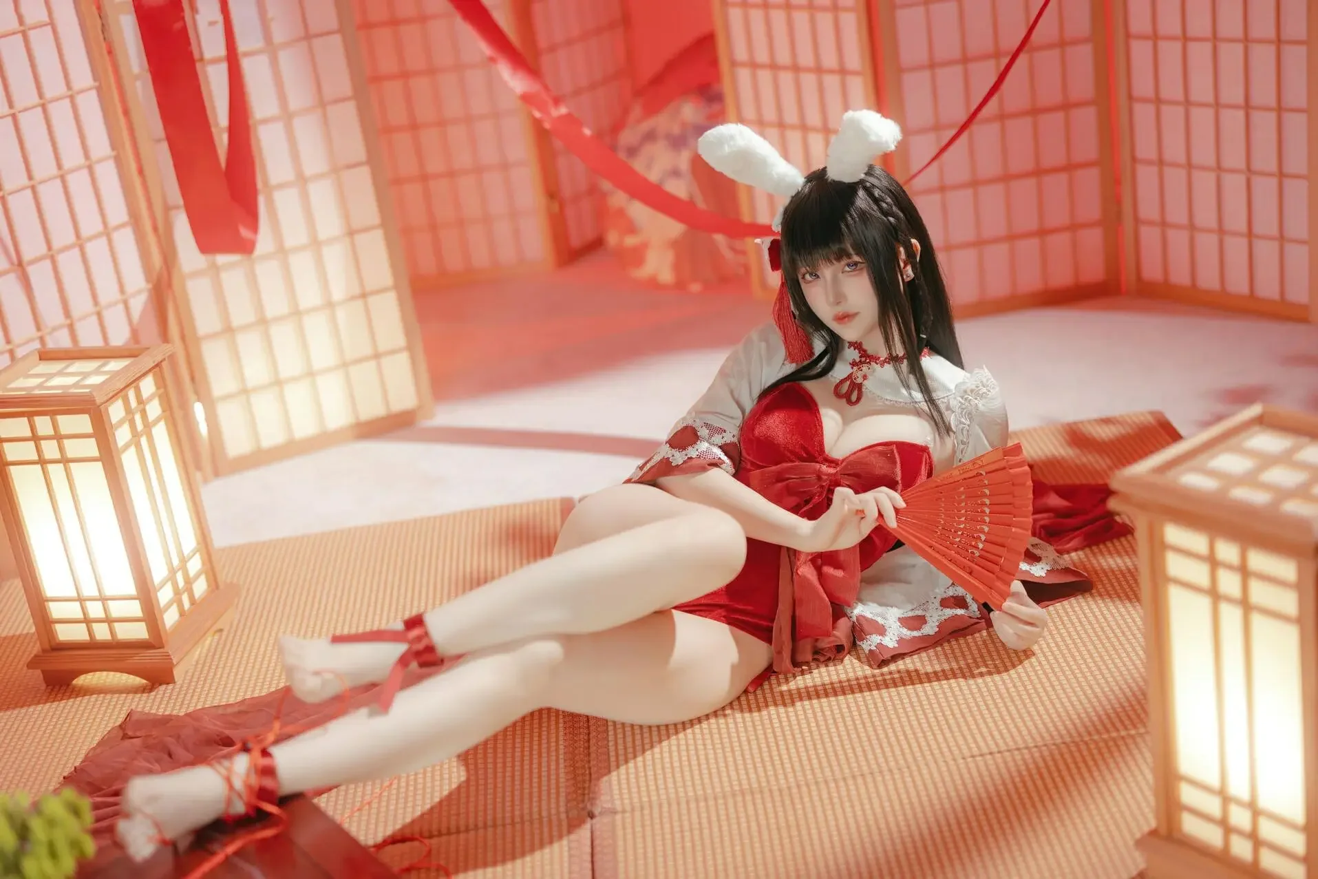 屿鱼 – 碧蓝航线 大山·祈愿的巫女兔｜高清图片集