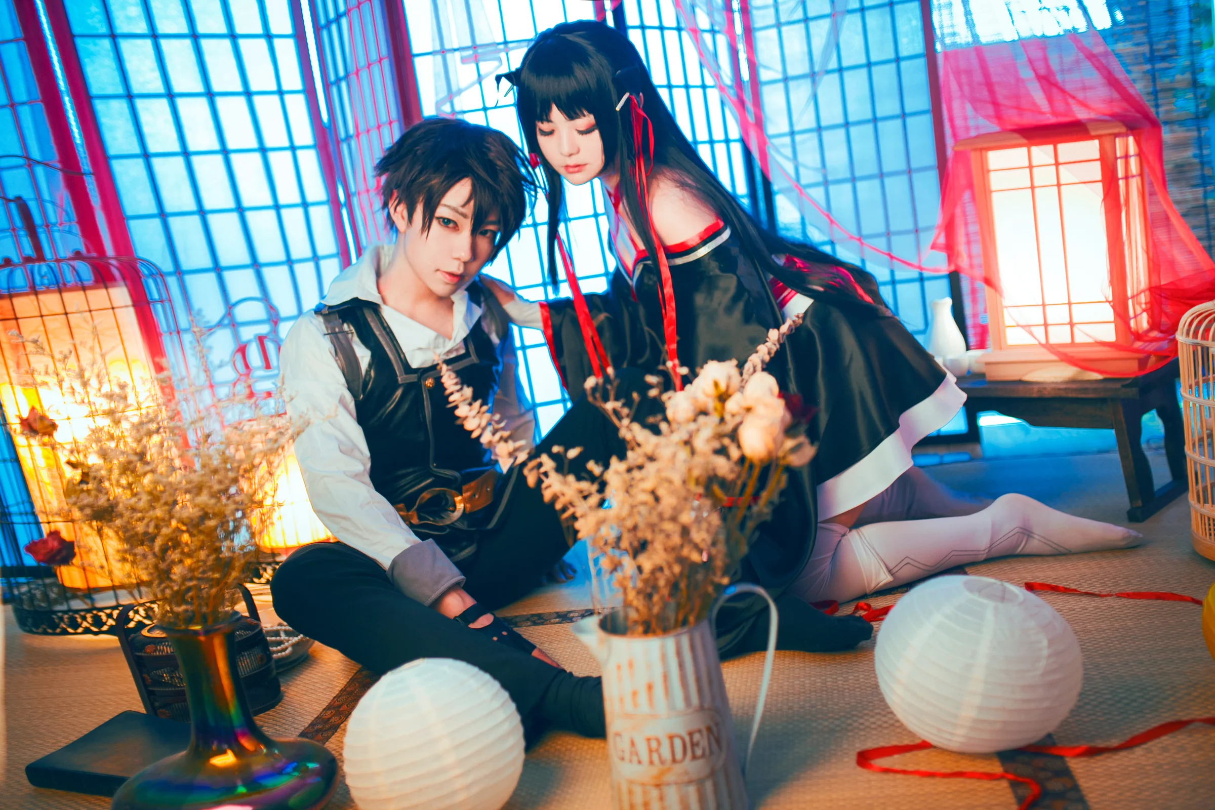 技巧少女不会受伤 夜夜COS写真，我会一直陪你，直到世界尽头