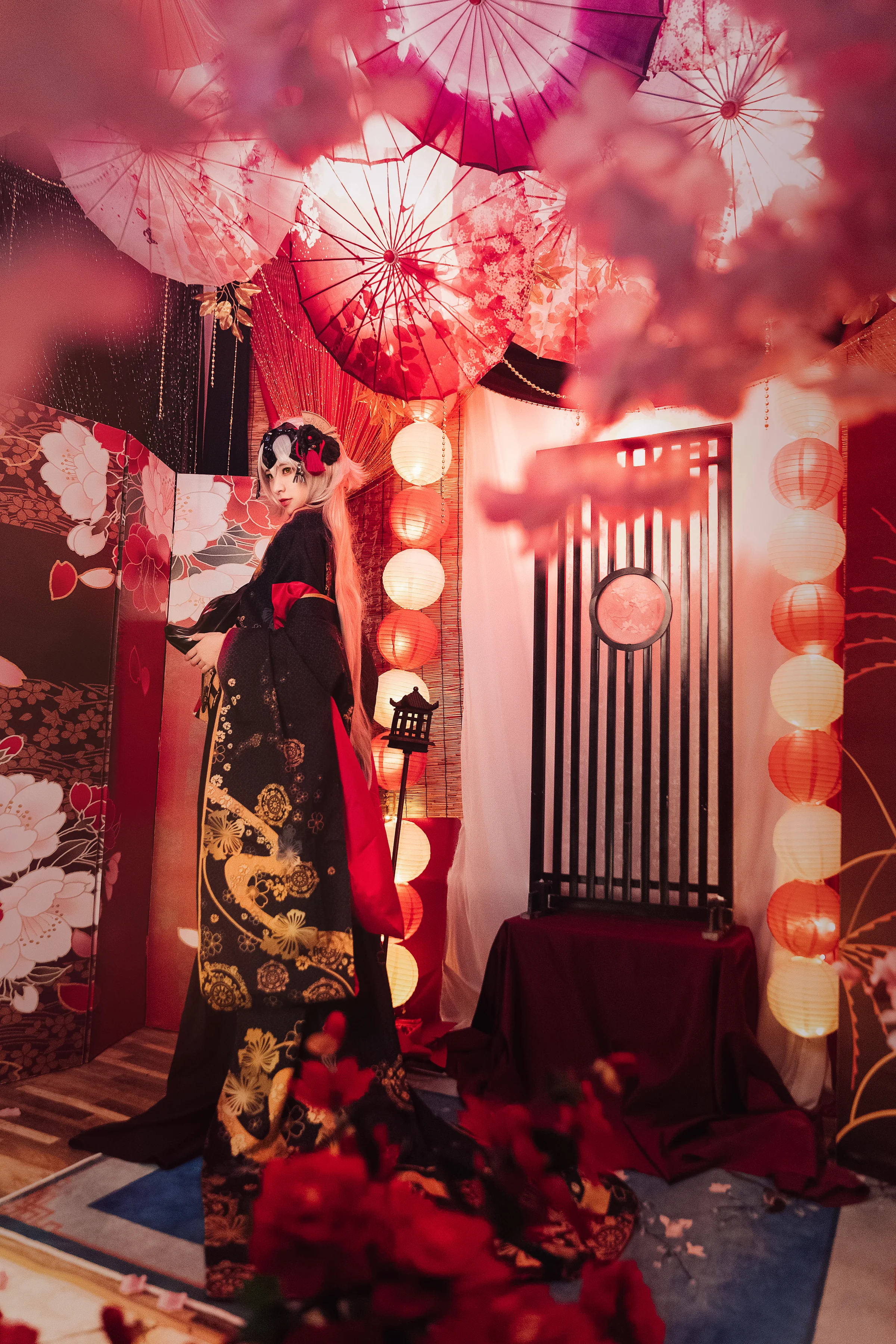 黑贞德花魁COS写真