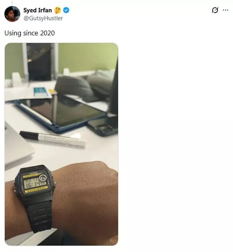 他呼籲放棄Apple Watch改戴《卡西歐手錶》引發世界各國的網友讚賞了｜高清图片集