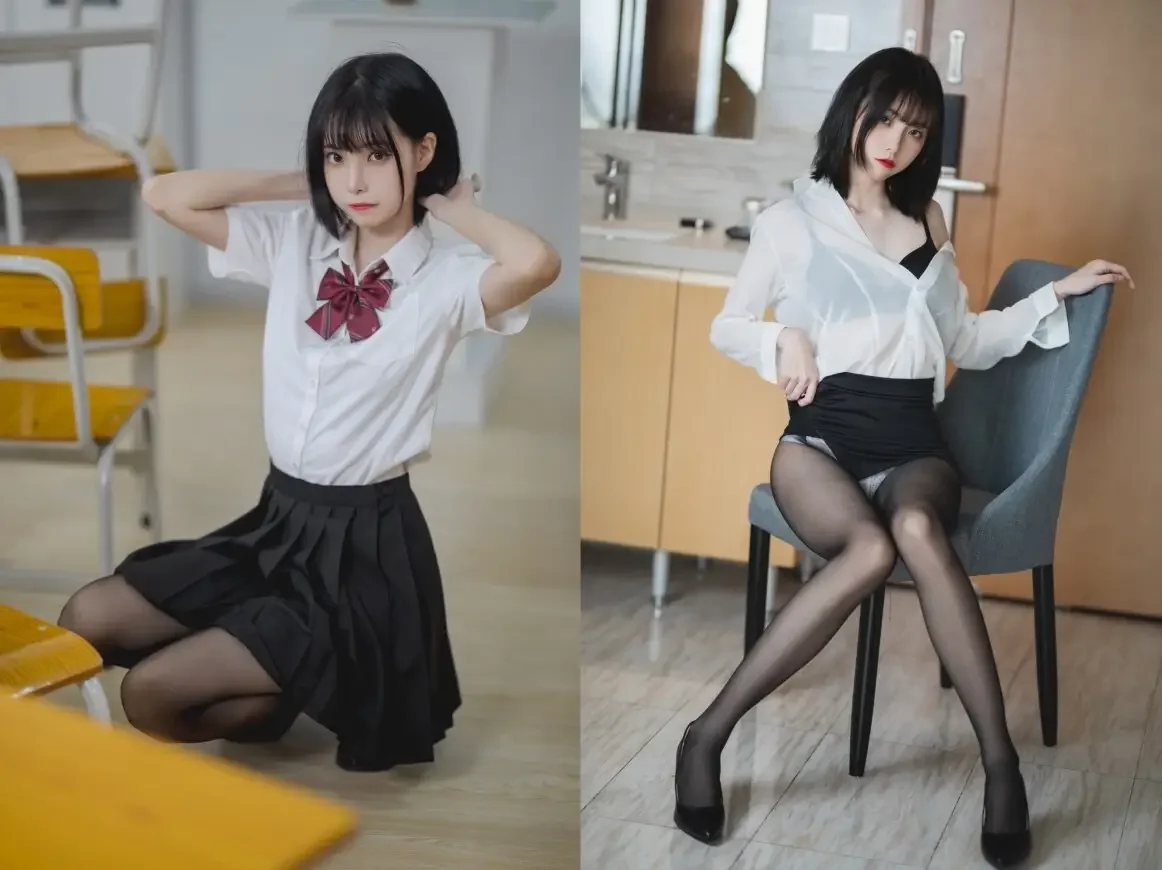 许岚LAN：黑丝JK魅惑人心 36套合集｜高清图片集