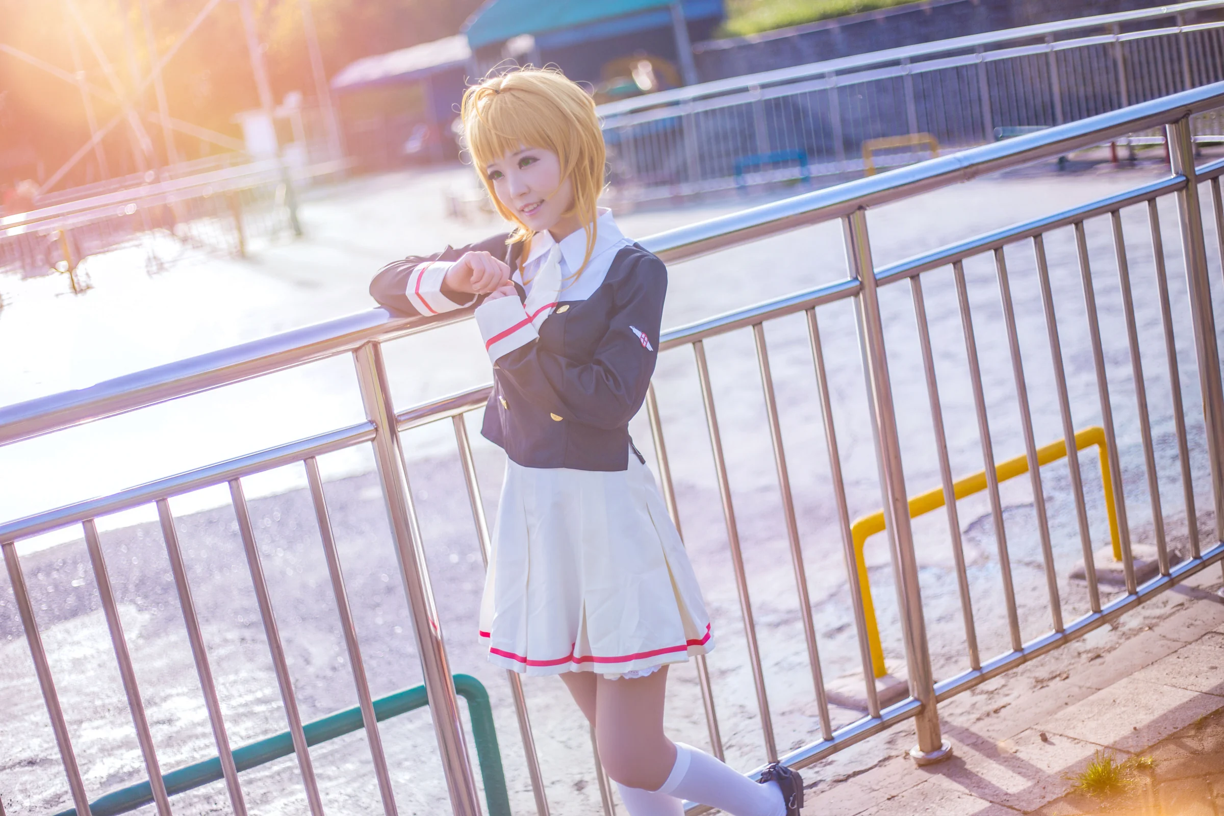 魔卡少女樱校服COS写真