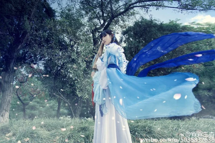 兰花拟人COS写真何日破胡虏，良人罢远征？