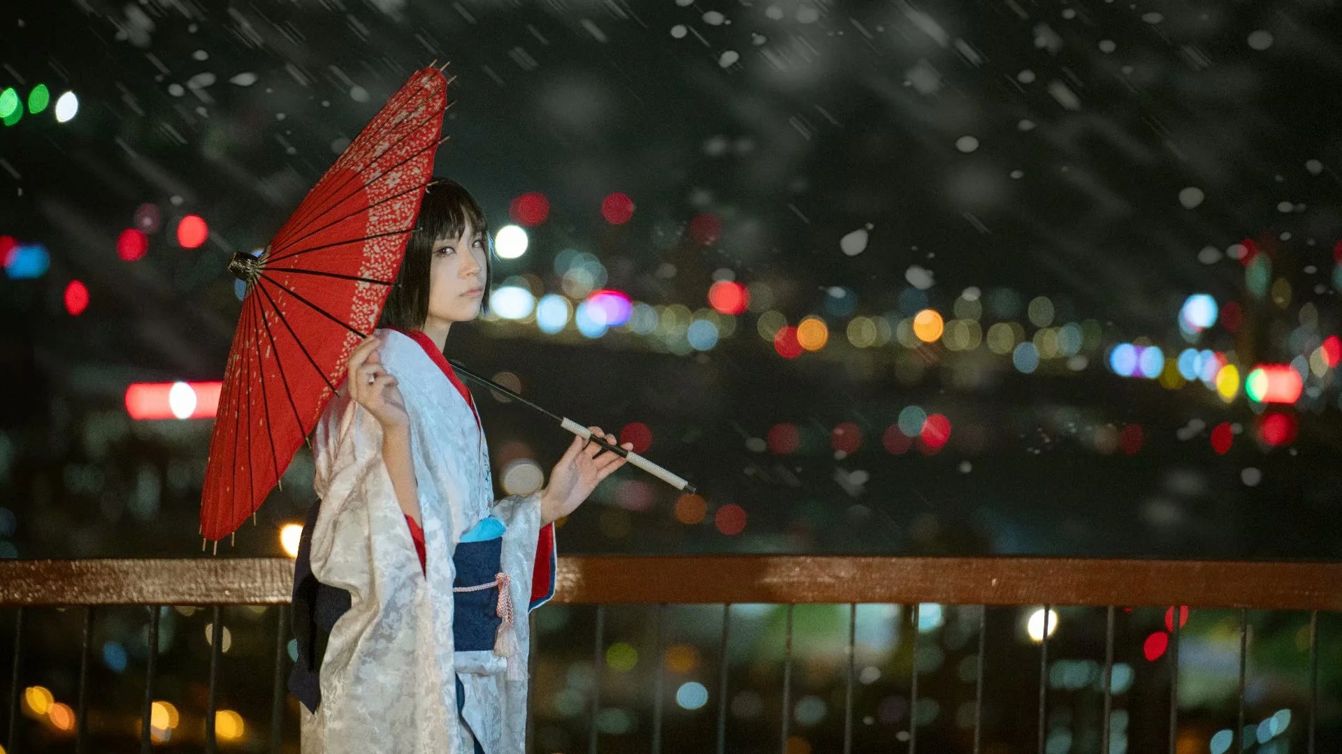 《空の境界》俯瞰风景 両儀式COS写真