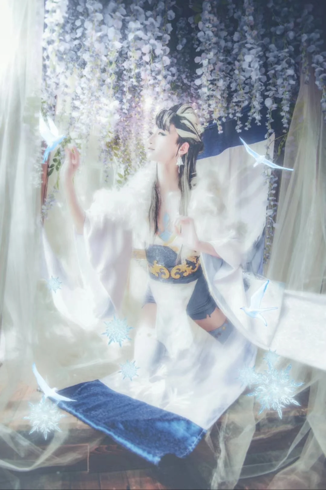 阴阳师花鸟卷冰机雪眸COS写真