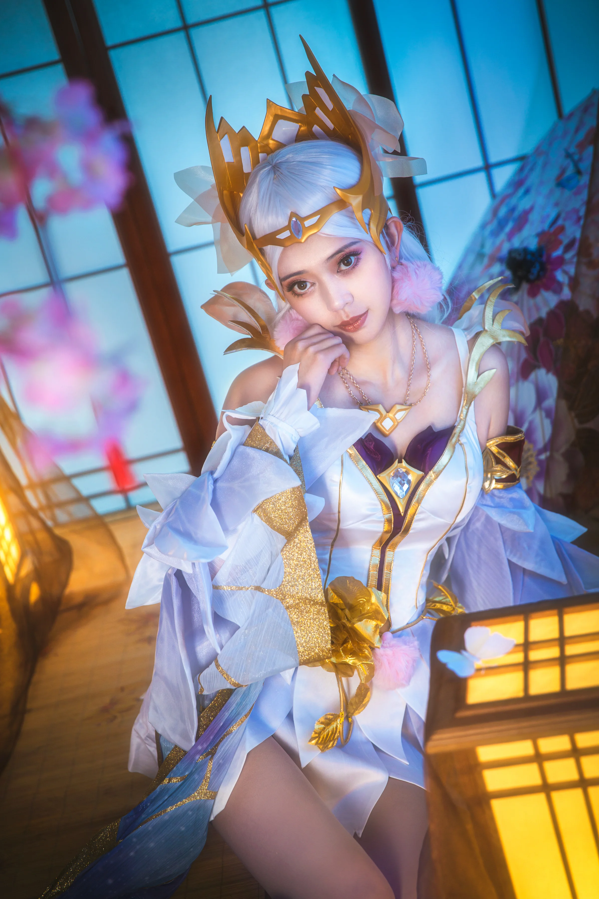 【COS写真正片】王者荣耀·貂蝉·金色仲夏夜之梦