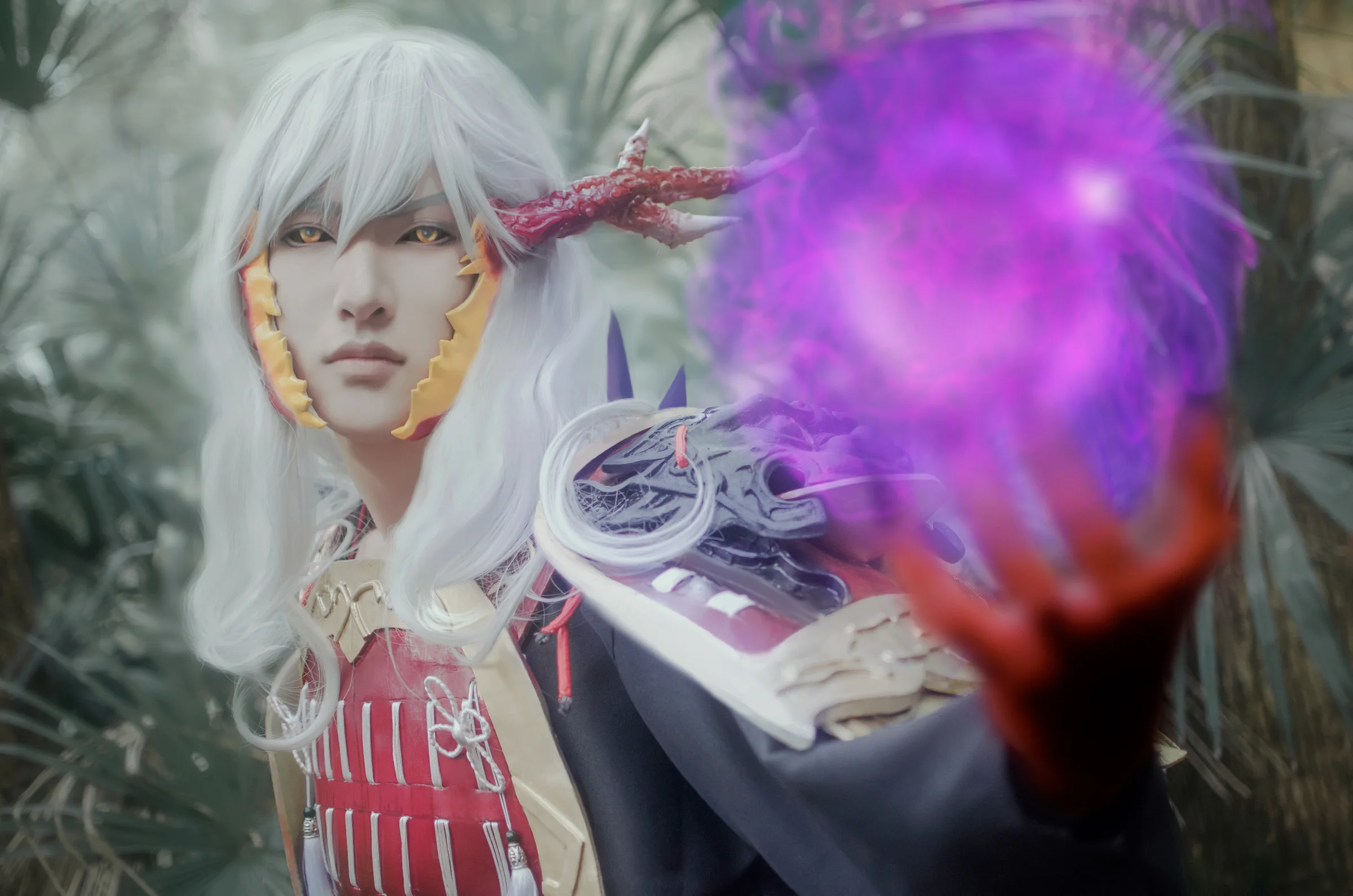 阴阳师萤草茨木童子COS写真