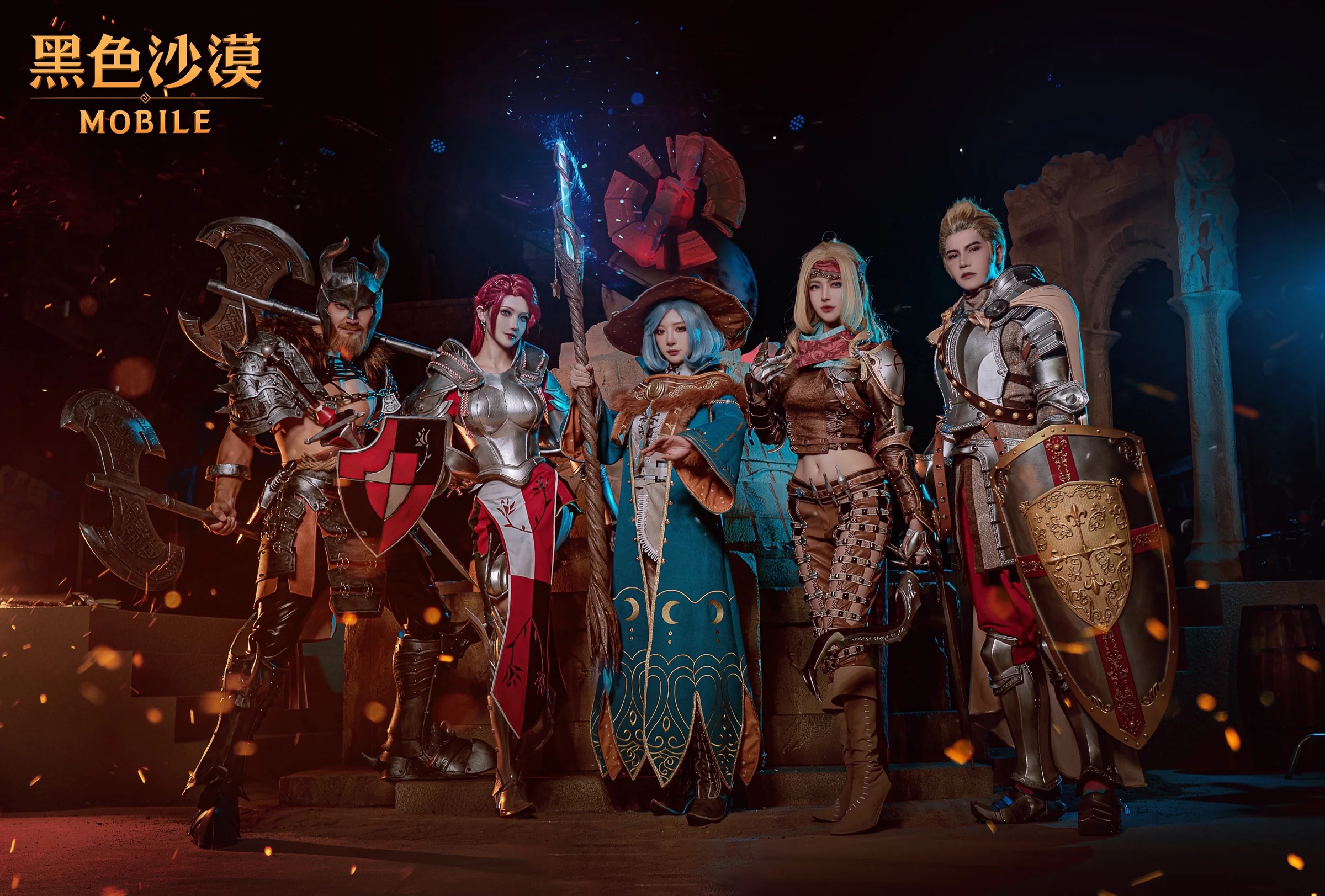 《黑色沙漠手游》女武神COS写真