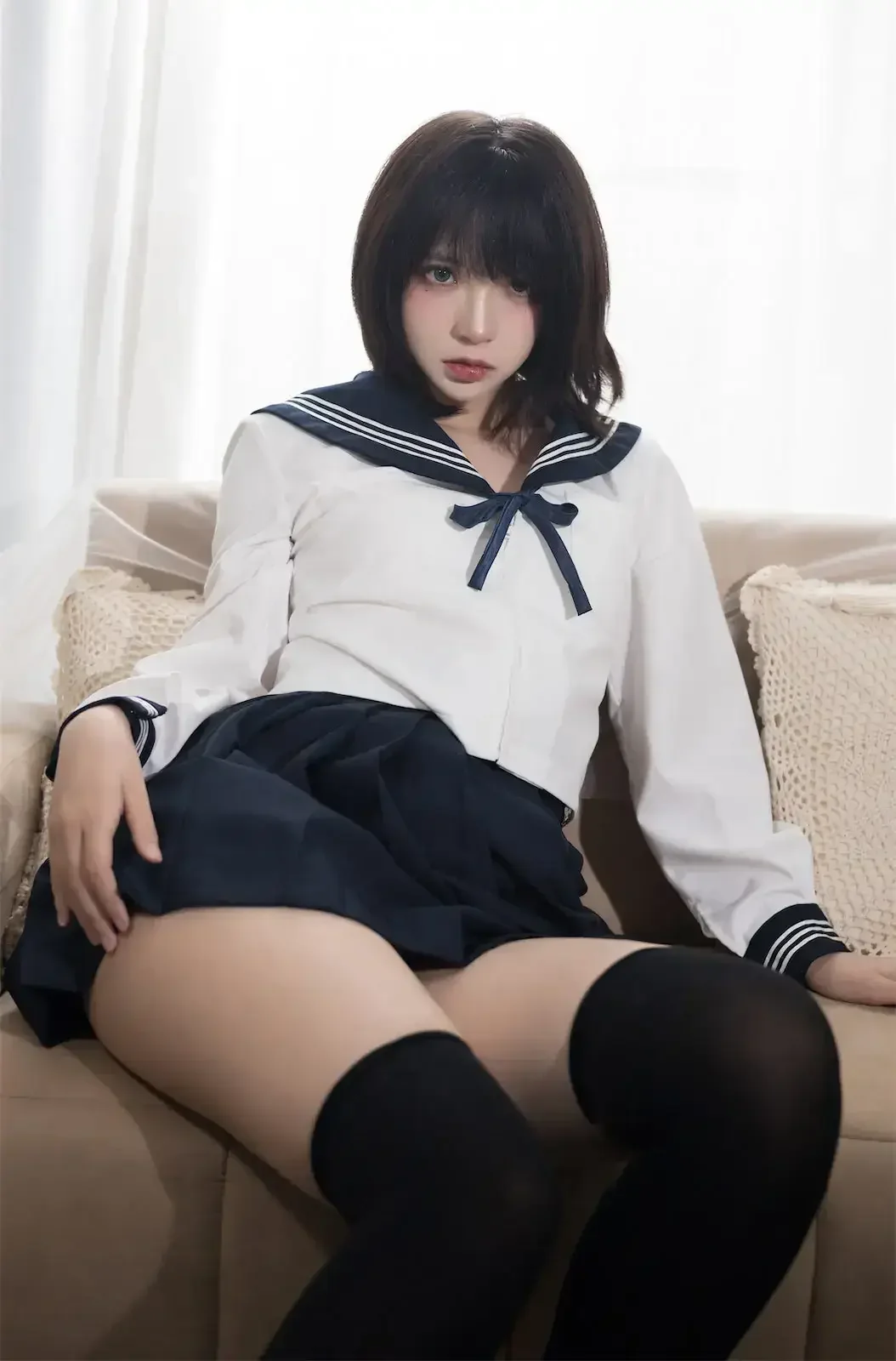 疯猫ss – 制服JK过膝袜｜高清图片集
