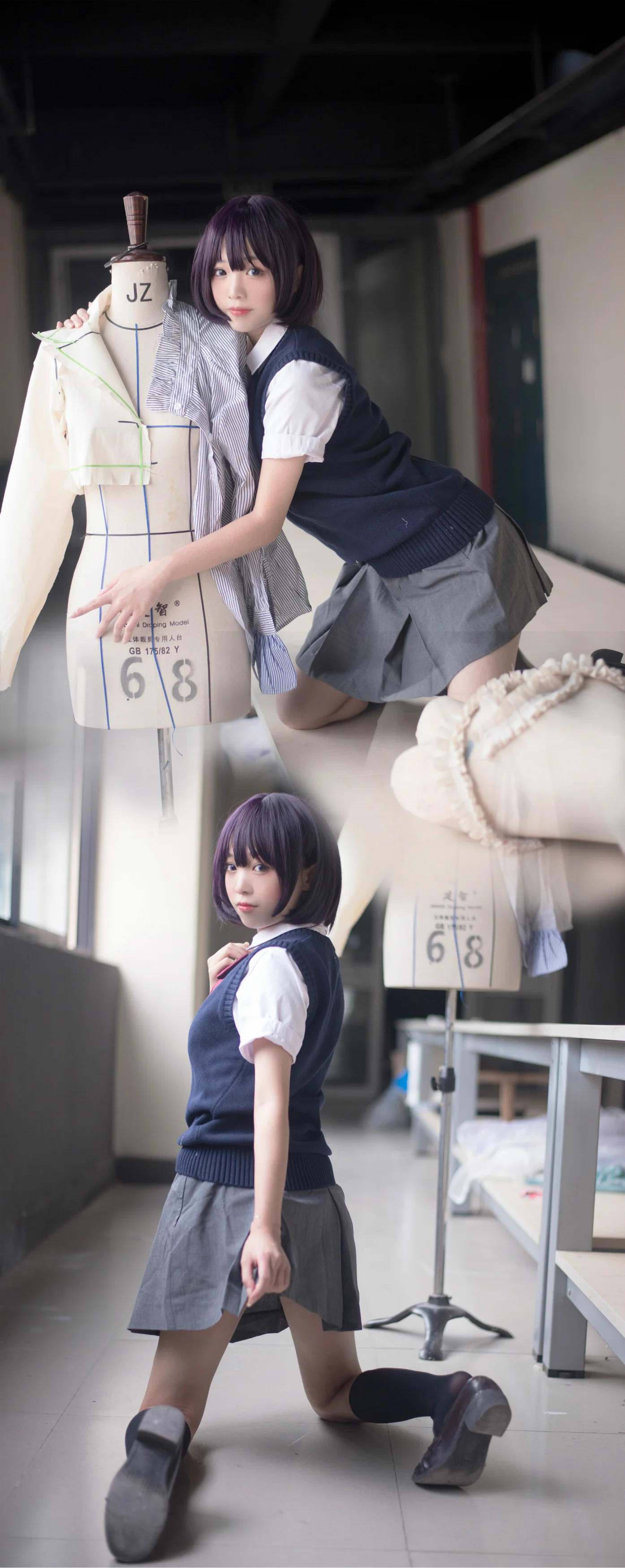 人渣的本愿安乐冈花火COS写真