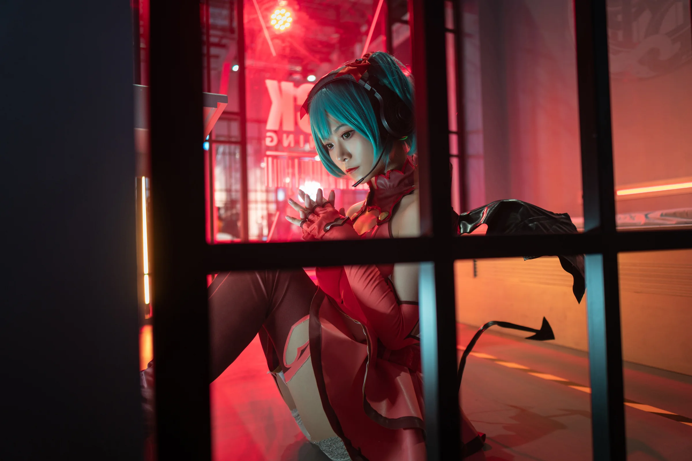 初音未来小恶魔COS写真
