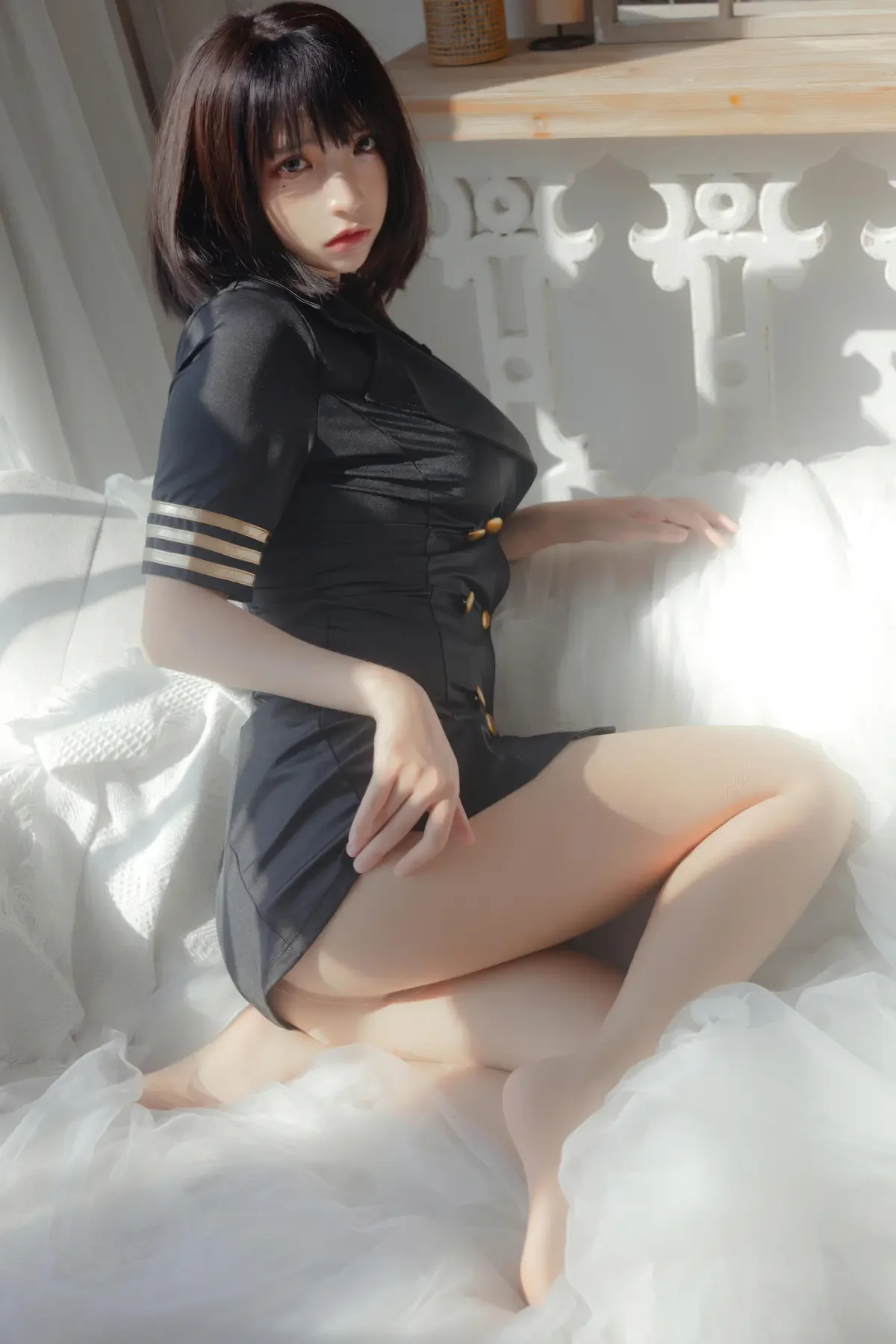 疯猫ss – 黑色制服｜高清图片集