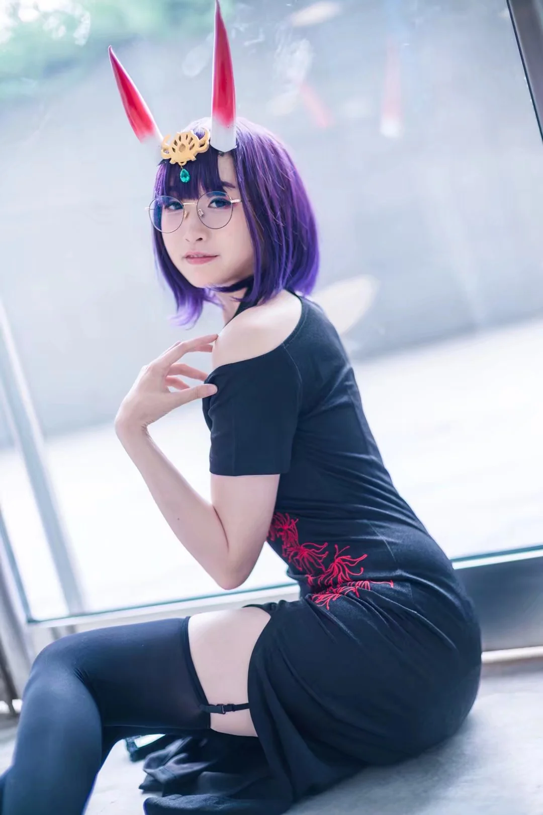 酒吞童子旗袍私设COS写真