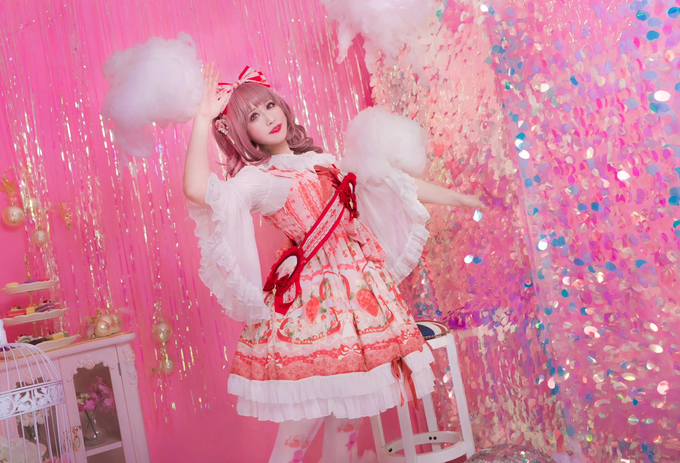 lolita装扮正片 草莓天使jsk｜高清图片集