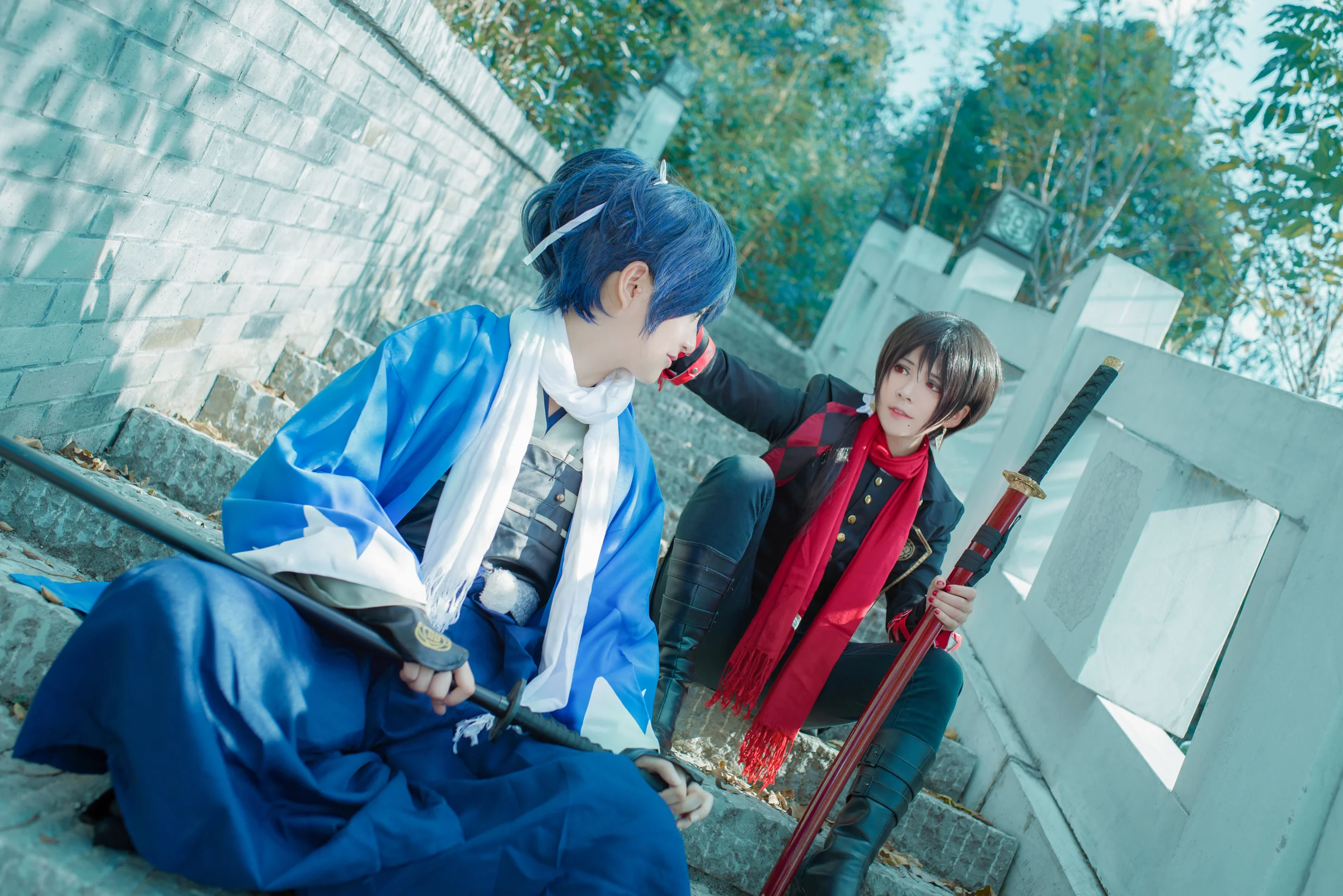 刀剑乱舞加州清光COS写真