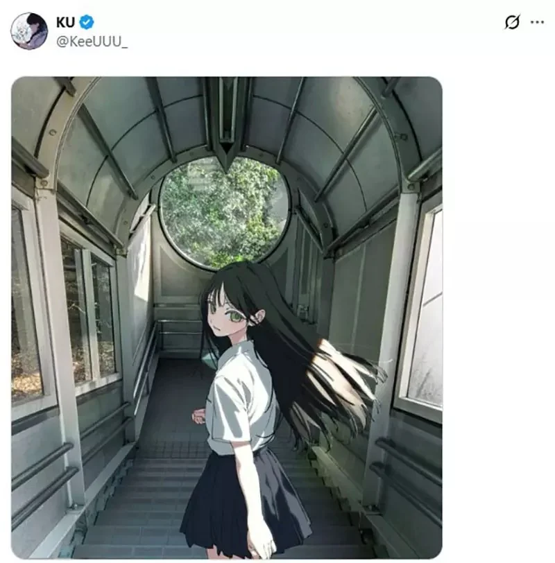 不會畫畫的網友感慨《想替這張照片畫上唯美少女》大家都來幫他實現願望了｜高清图片集