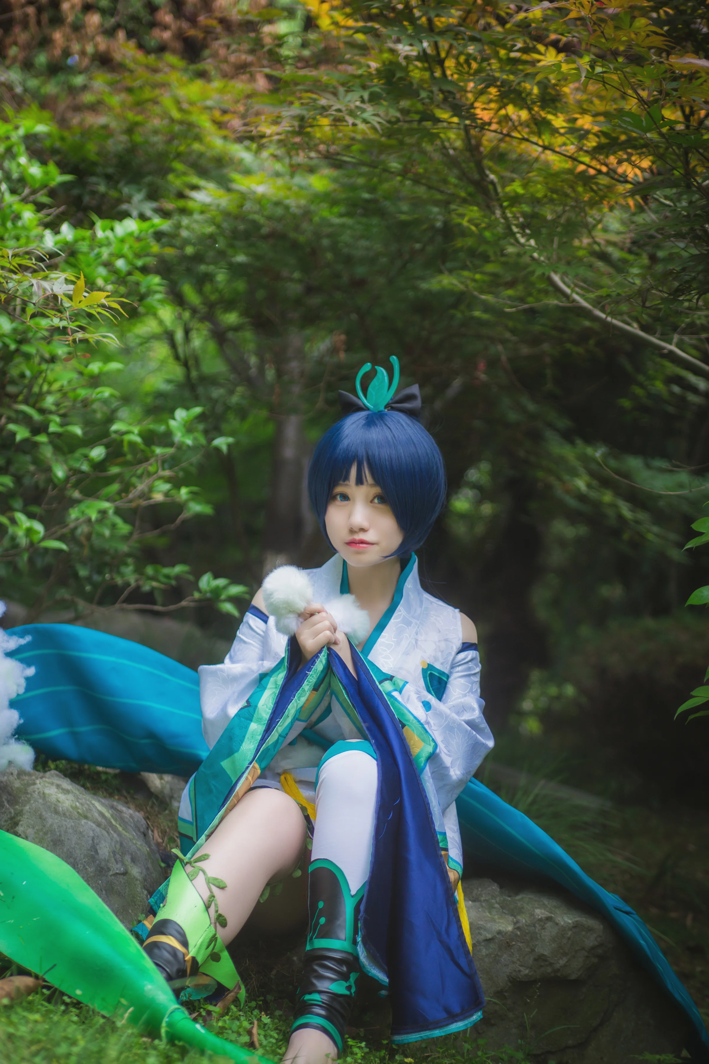 《阴阳师》萤草COS写真